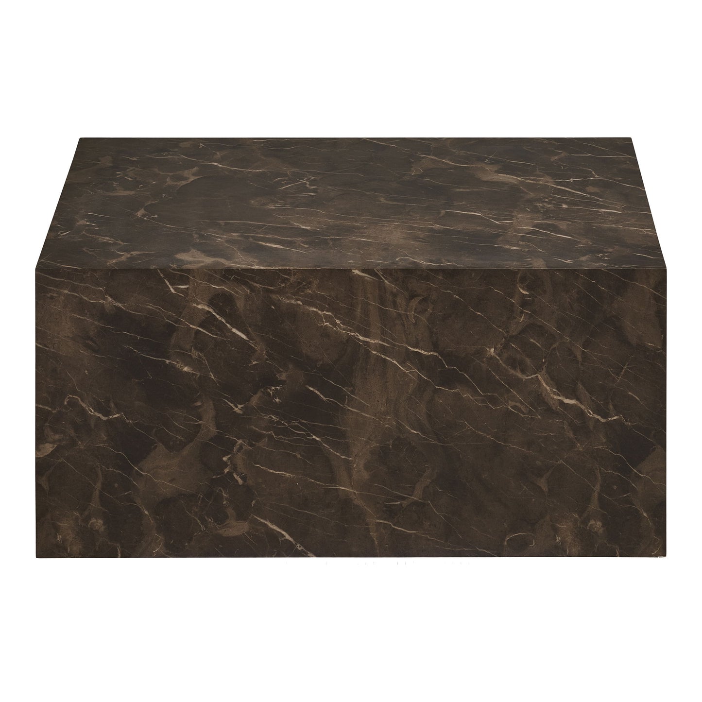 Prague Sofabord - Sofabord, Marmor Look, Brun 60X80X40 Cm ⎮ 5713917039531 ⎮ 2102066
