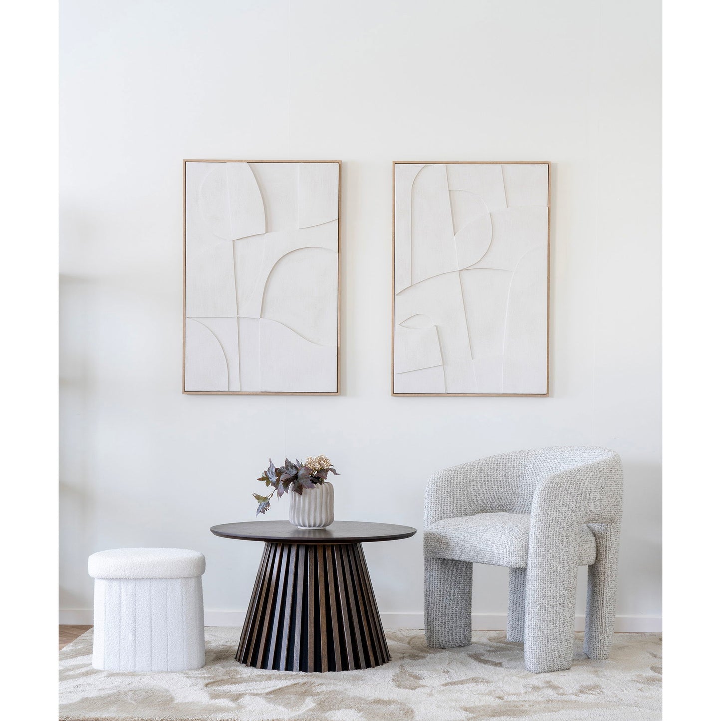 Osaka Sofabord - Sofabord, Egefiner, Smoked Ø70X45 Cm ⎮ 5713917031665 ⎮ 2102081