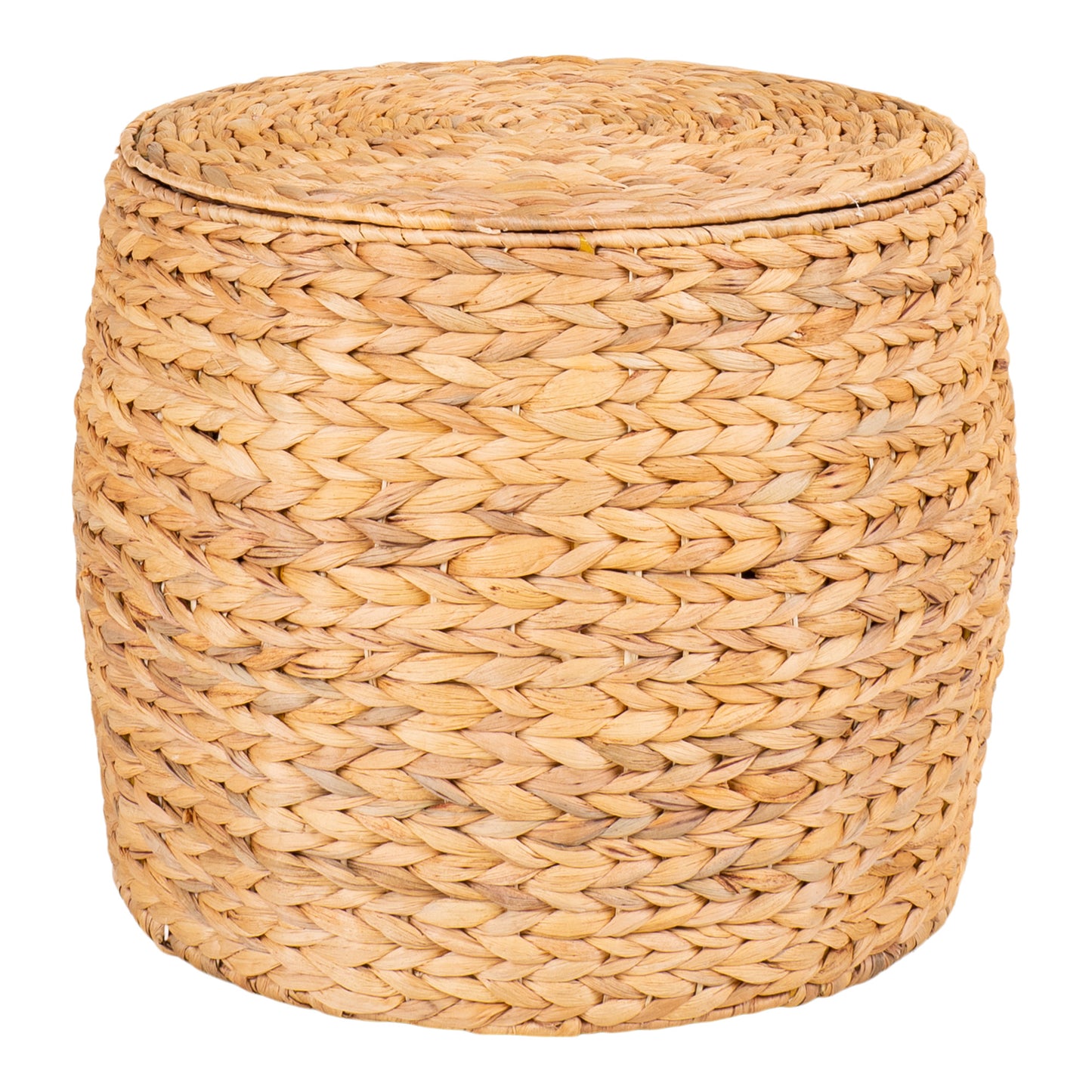 Delia Hjørnebord - Hjørnebord Med Opbevaring, Vandhyacint, Natur Ø43X34 Cm ⎮ 5713917023172 ⎮ 2105006