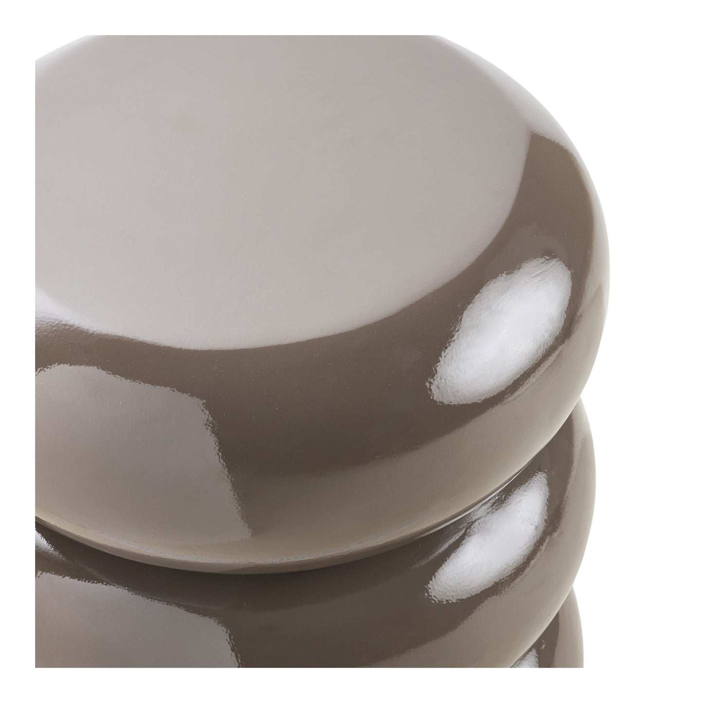 Rosolina Hjørnebord - Hjørnebord, Glasfiber, Brun Ø35,5X44 Cm ⎮ 5713917038350 ⎮ 2151061