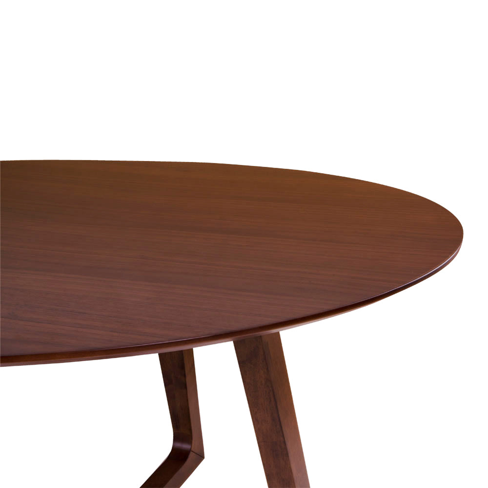 Hellerup Spisebord - Spisebord, Valnød Finer Ø137X76 Cm ⎮ 5713917008667 ⎮ 2201012