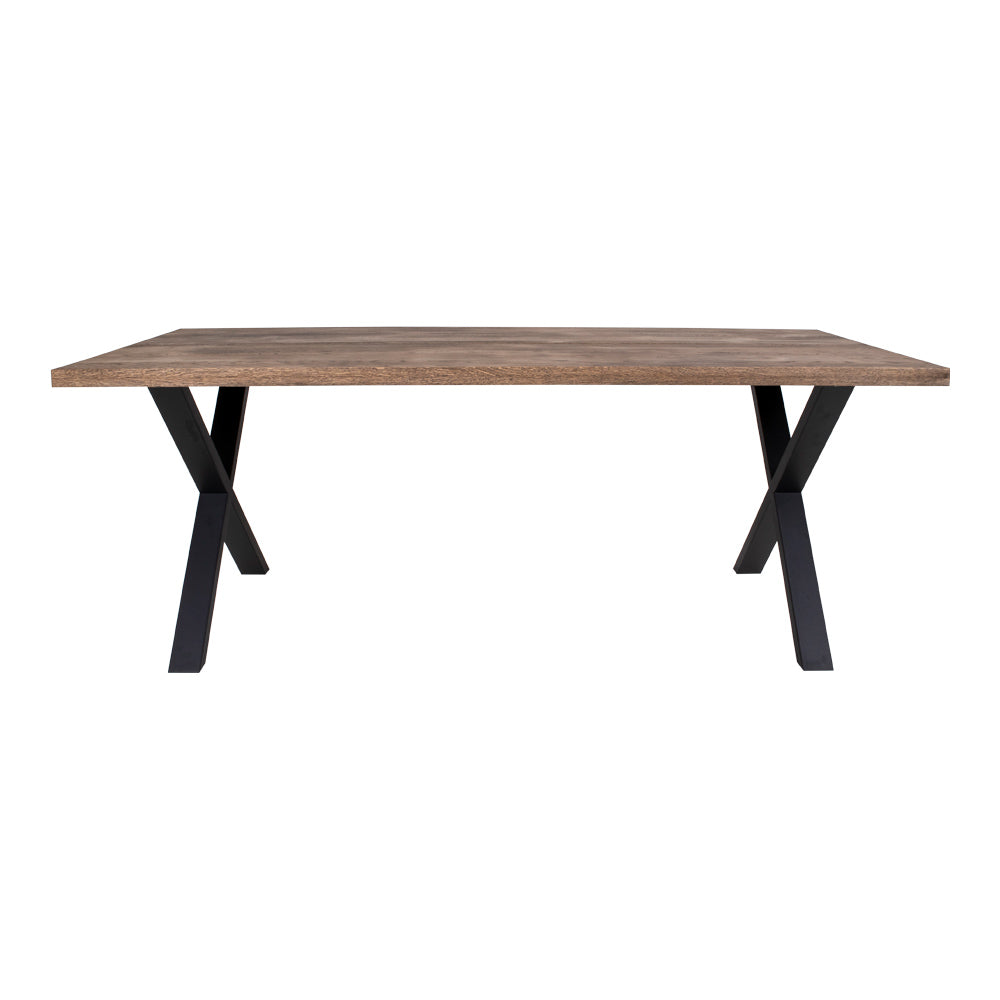 Montpellier Spisebord - Spisebord, Egetræ, Smoked, Forberedt Til Tillægsplader 95X200X75 Cm ⎮ 5713917001583 ⎮ 2201292