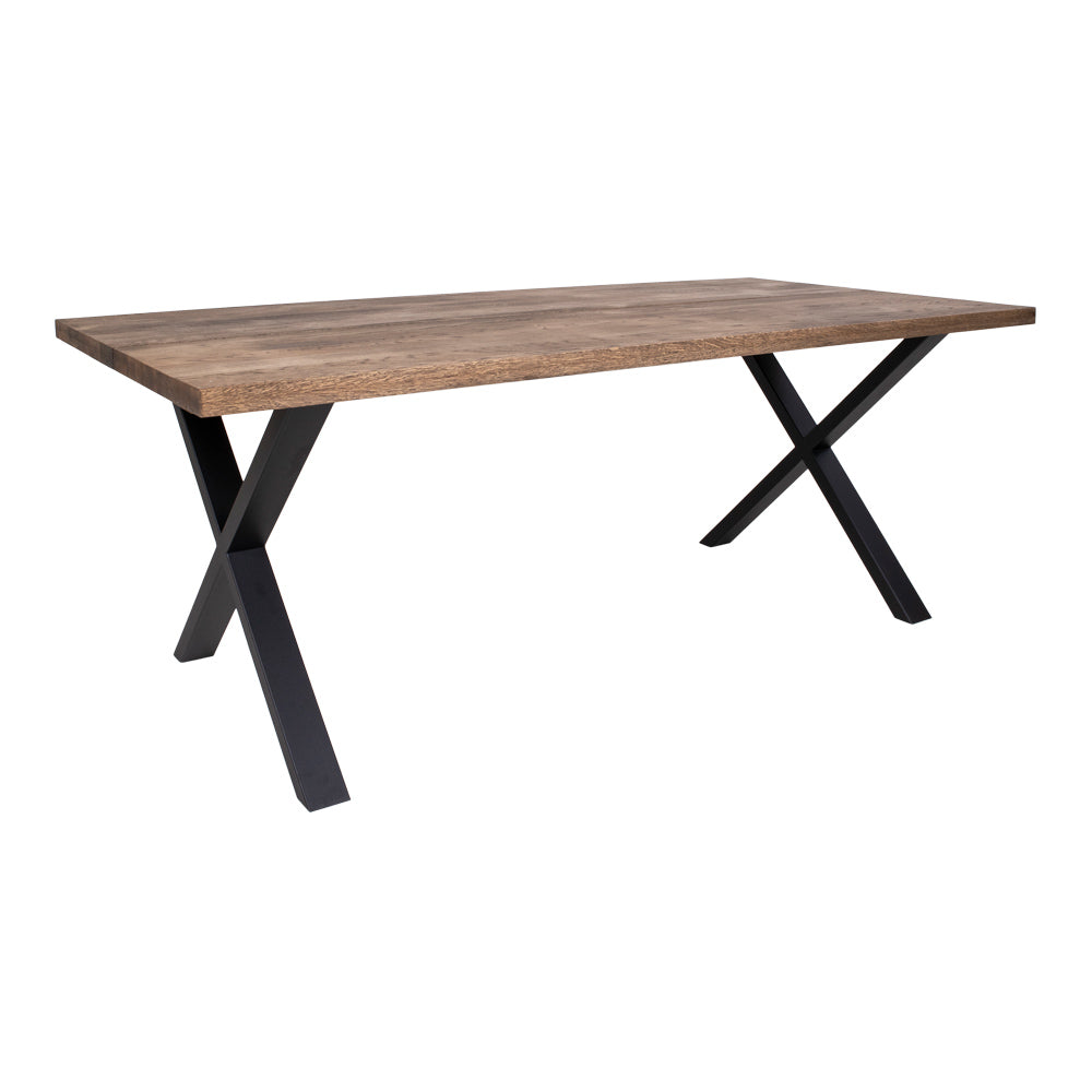 Montpellier Spisebord - Spisebord, Egetræ, Smoked, Forberedt Til Tillægsplader 95X200X75 Cm ⎮ 5713917001583 ⎮ 2201292