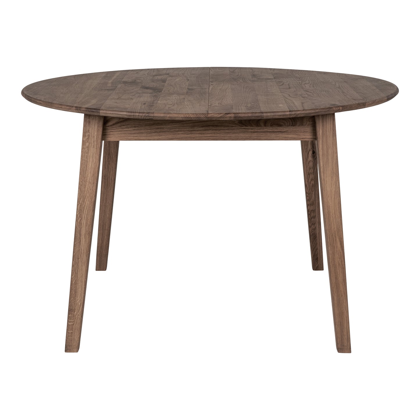 Metz Spisebord - Spisebord, Egetræ, Smoked, Indbyggget Tillægsplade Med Butterflyfunktion Ø118X118-158X75 Cm ⎮ 5713917022656 ⎮ 2201810