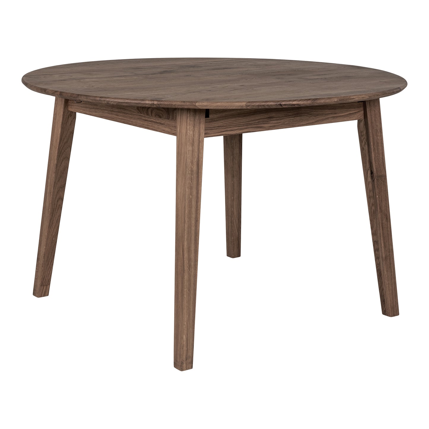 Metz Spisebord - Spisebord, Egetræ, Smoked, Indbyggget Tillægsplade Med Butterflyfunktion Ø118X118-158X75 Cm ⎮ 5713917022656 ⎮ 2201810