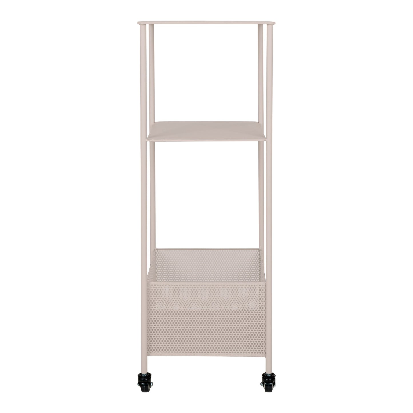Torres Metalvogn - Metalvogn, Stål, Sand, 3 Hylder 35X35X100 Cm ⎮ 5713917026005 ⎮ 2202005