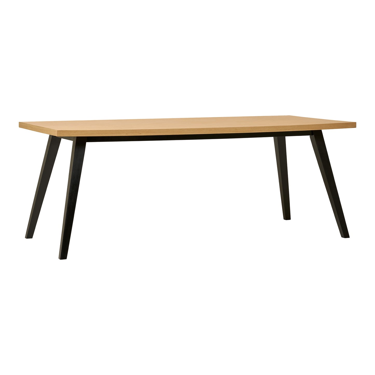 Amora Spisebord - Spisebord, Egefiner Med Sildebensmønster, Forberedt Til Tillægsplader 90X200X76 Cm ⎮ 5713917032129 ⎮ 2203050