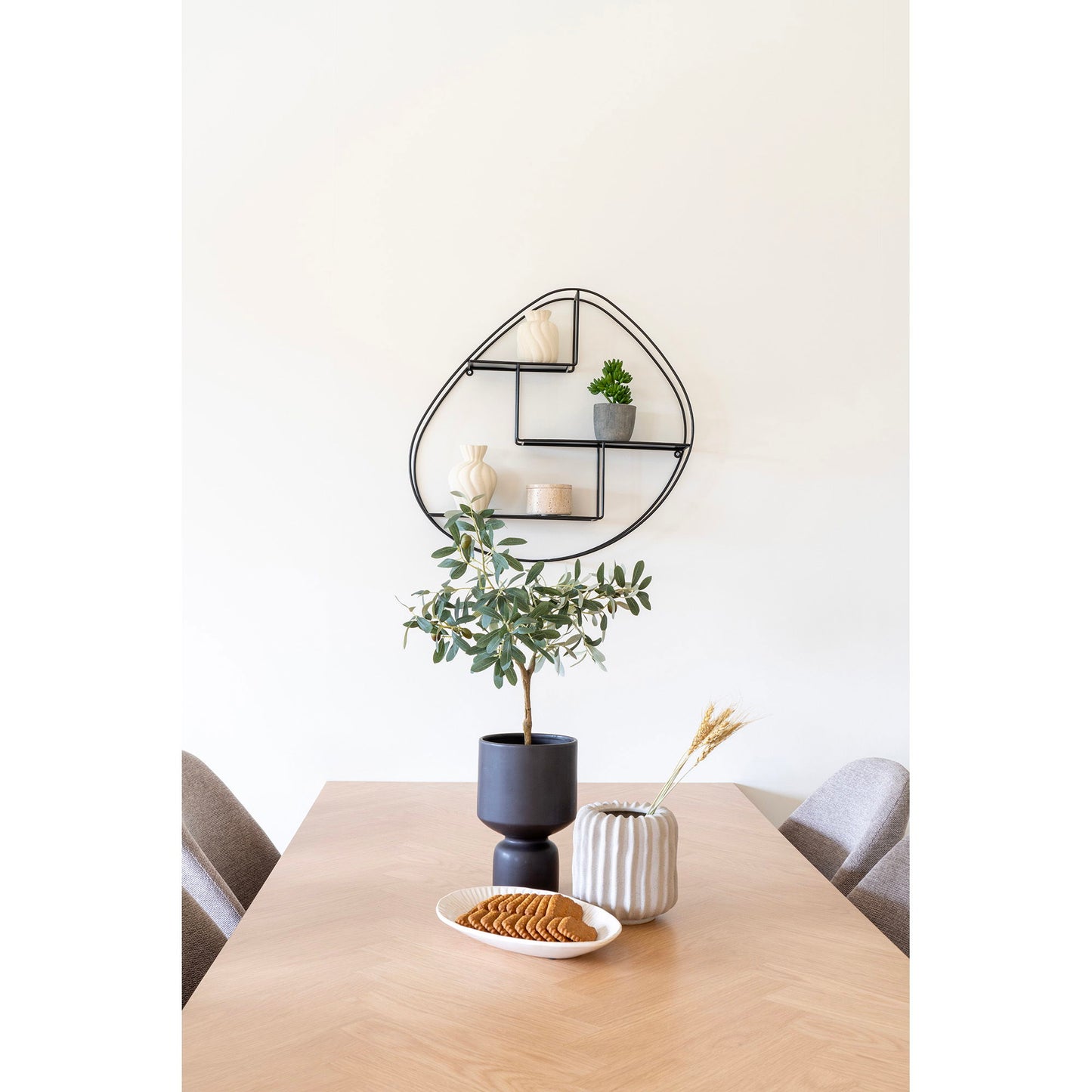 Amora Spisebord - Spisebord, Egefiner Med Sildebensmønster, Forberedt Til Tillægsplader 90X200X76 Cm ⎮ 5713917032129 ⎮ 2203050