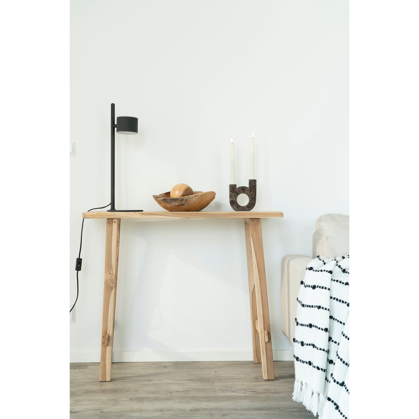 Girona Konsolbord - Konsolbord, Teak, Natur 90X30X80 Cm ⎮ 5713917015474 ⎮ 2301090