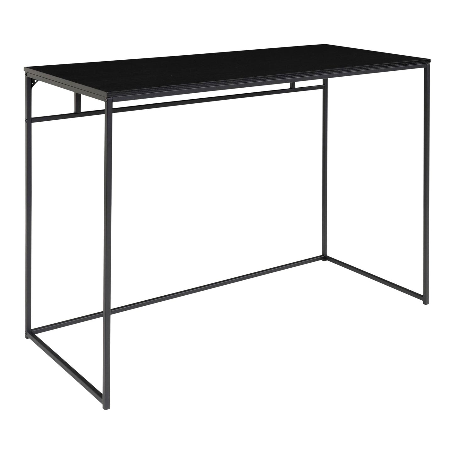 Vita Skrivebord - Skrivebord, Sort Med Sort Stel 100X45X75 Cm ⎮ 5713917005604 ⎮ 2402050