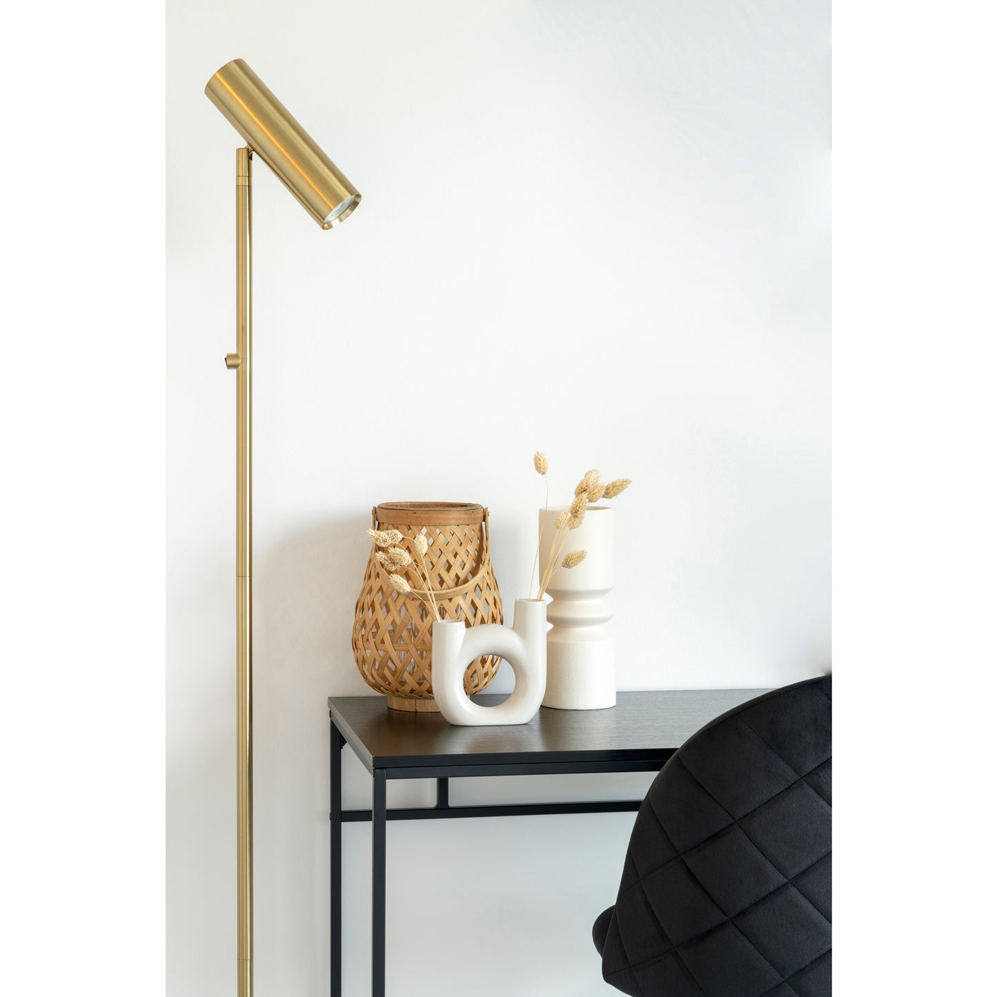 Vita Skrivebord - Skrivebord, Sort Med Sort Stel 100X45X75 Cm ⎮ 5713917005604 ⎮ 2402050