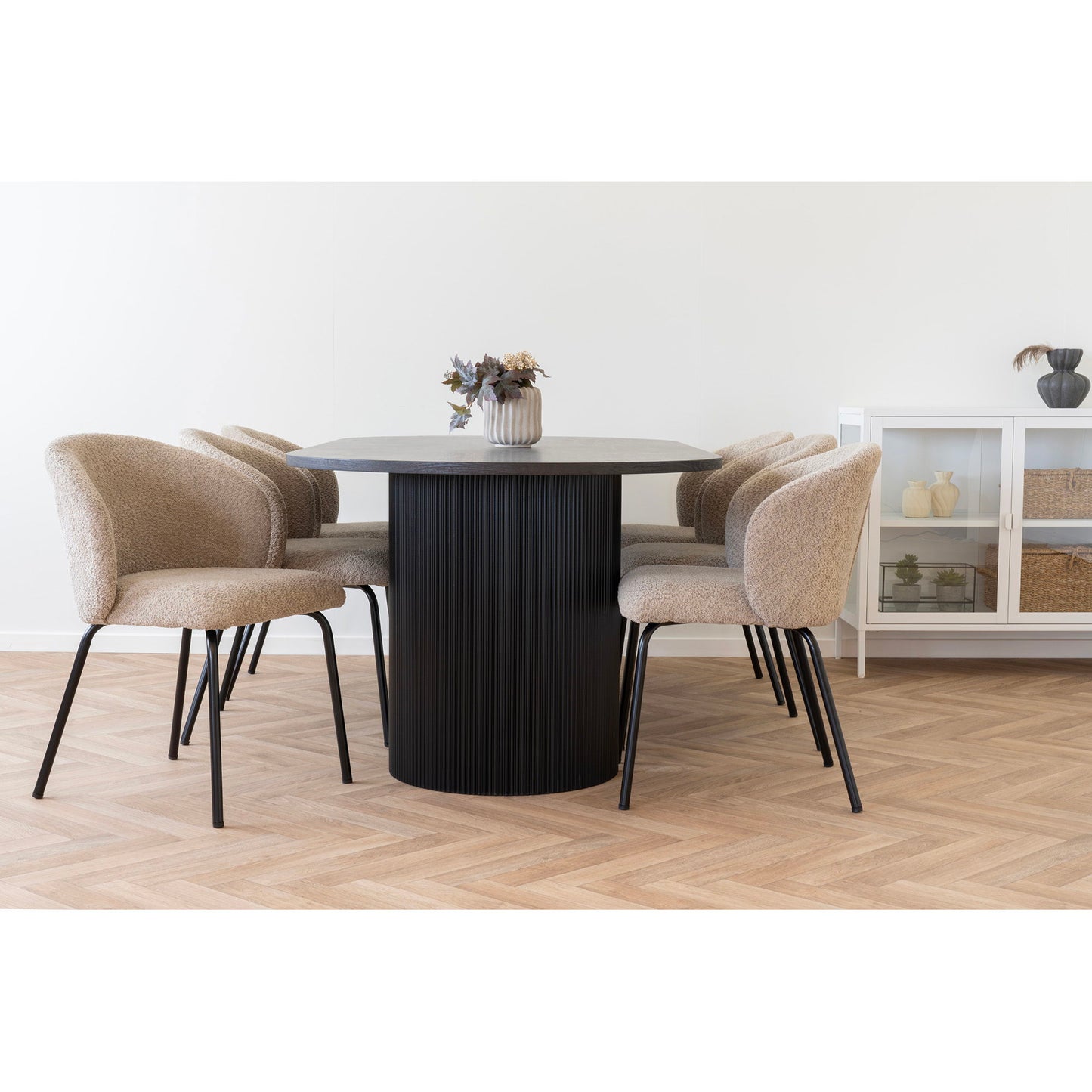 Boavista Spisebord - Spisebord, Mørkebrunt 100X210X75 Cm ⎮ 5713917024346 ⎮ 2601010