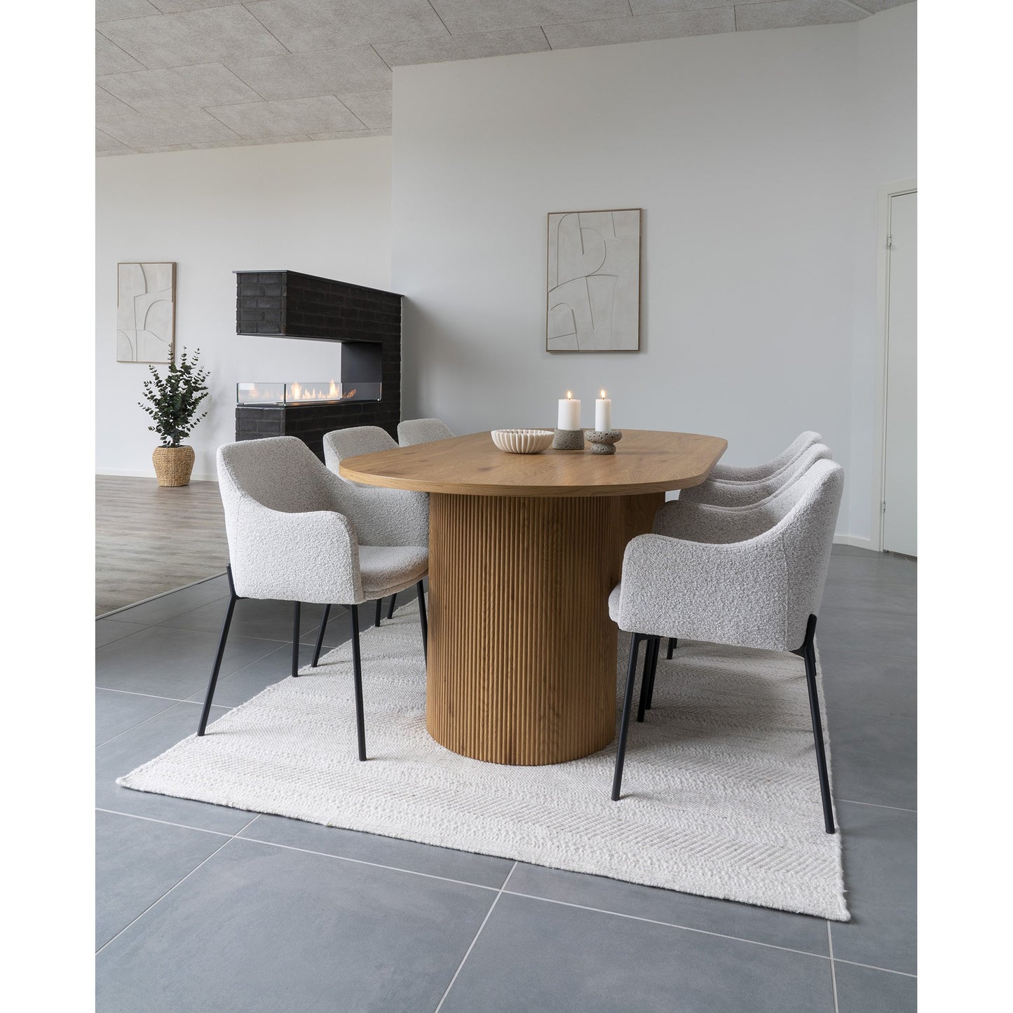 Boavista Spisebord - Spisebord, Natur 100X210X75 Cm ⎮ 5713917030156 ⎮ 2601011