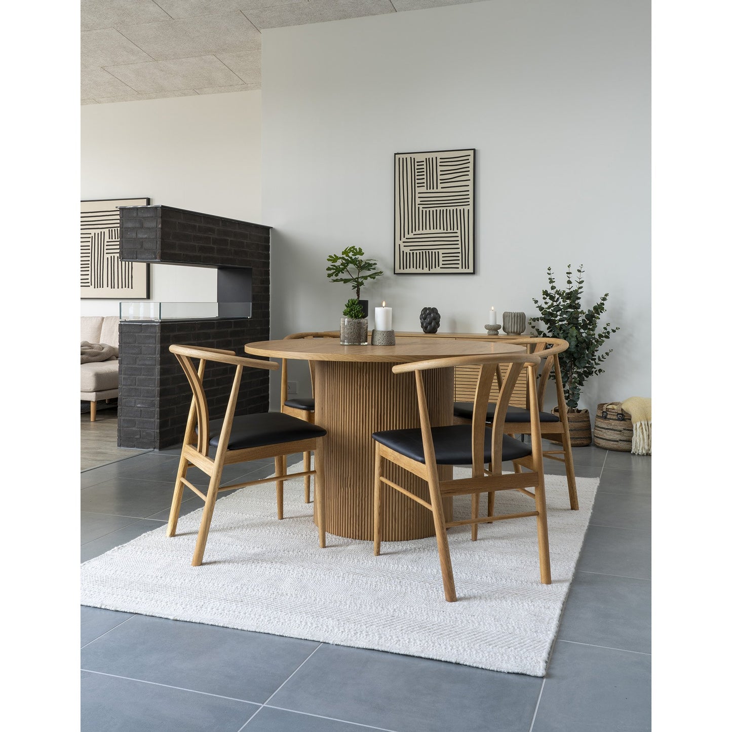 Boavista Spisebord - Spisebord, Natur Ø120X75 Cm ⎮ 5713917030187 ⎮ 2601021