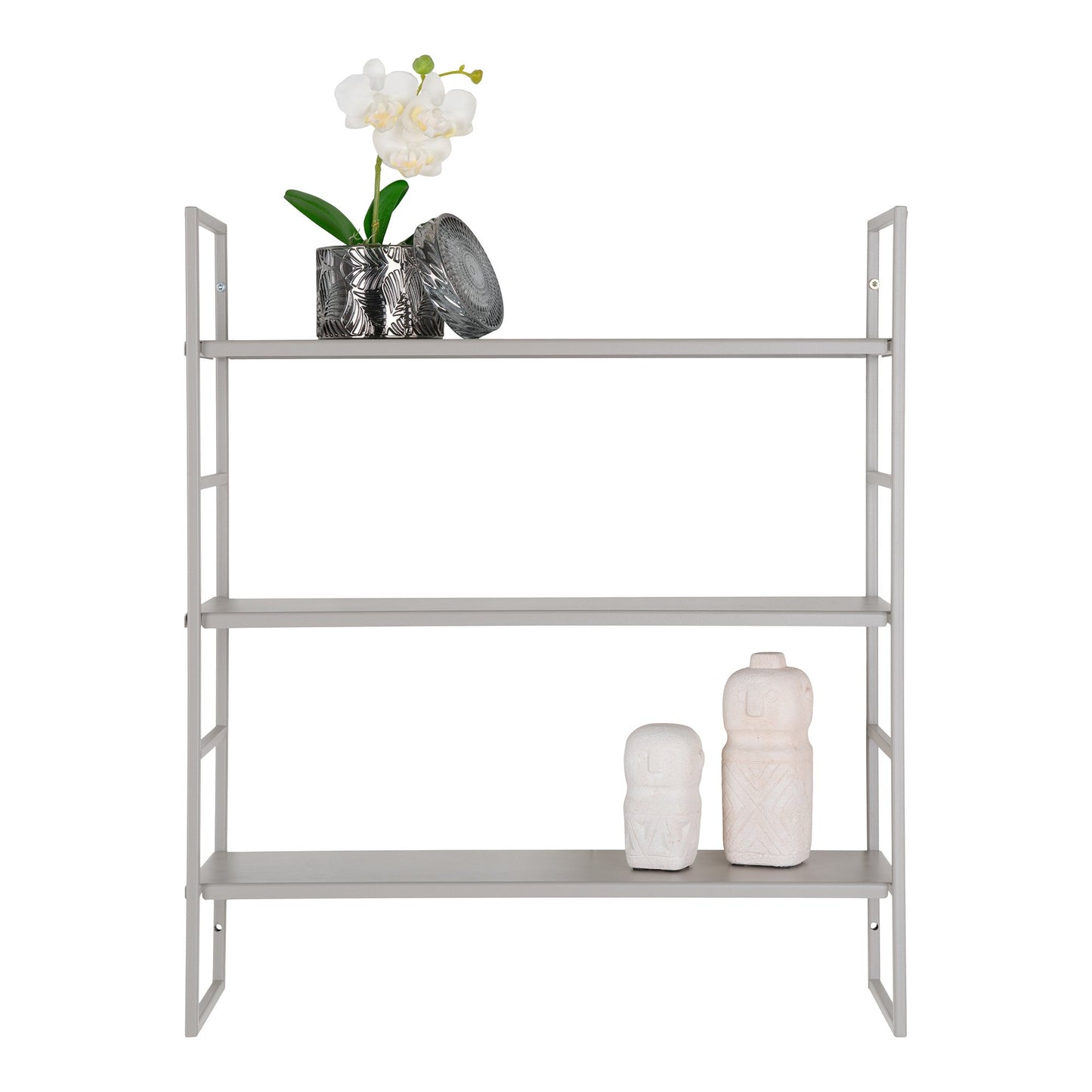 Beja Væghylde - Væghylde, Stål, Grey, 3 Hylde 48X17X55 Cm ⎮ 5713917026432 ⎮ 3201010
