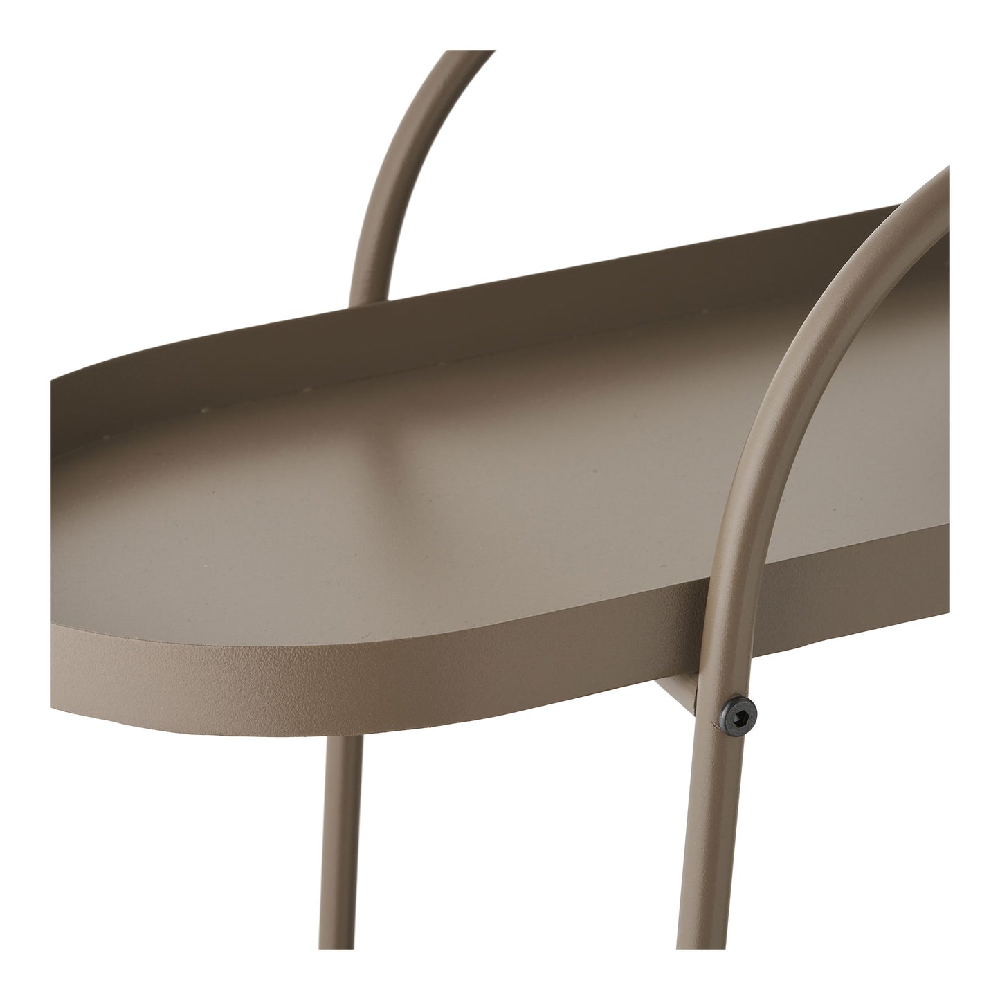 Empoli Barvogn - Barvogn, 2 Hylder, Stål, Brun 27,5X60X64 Cm ⎮ 5713917036264 ⎮ 3301020