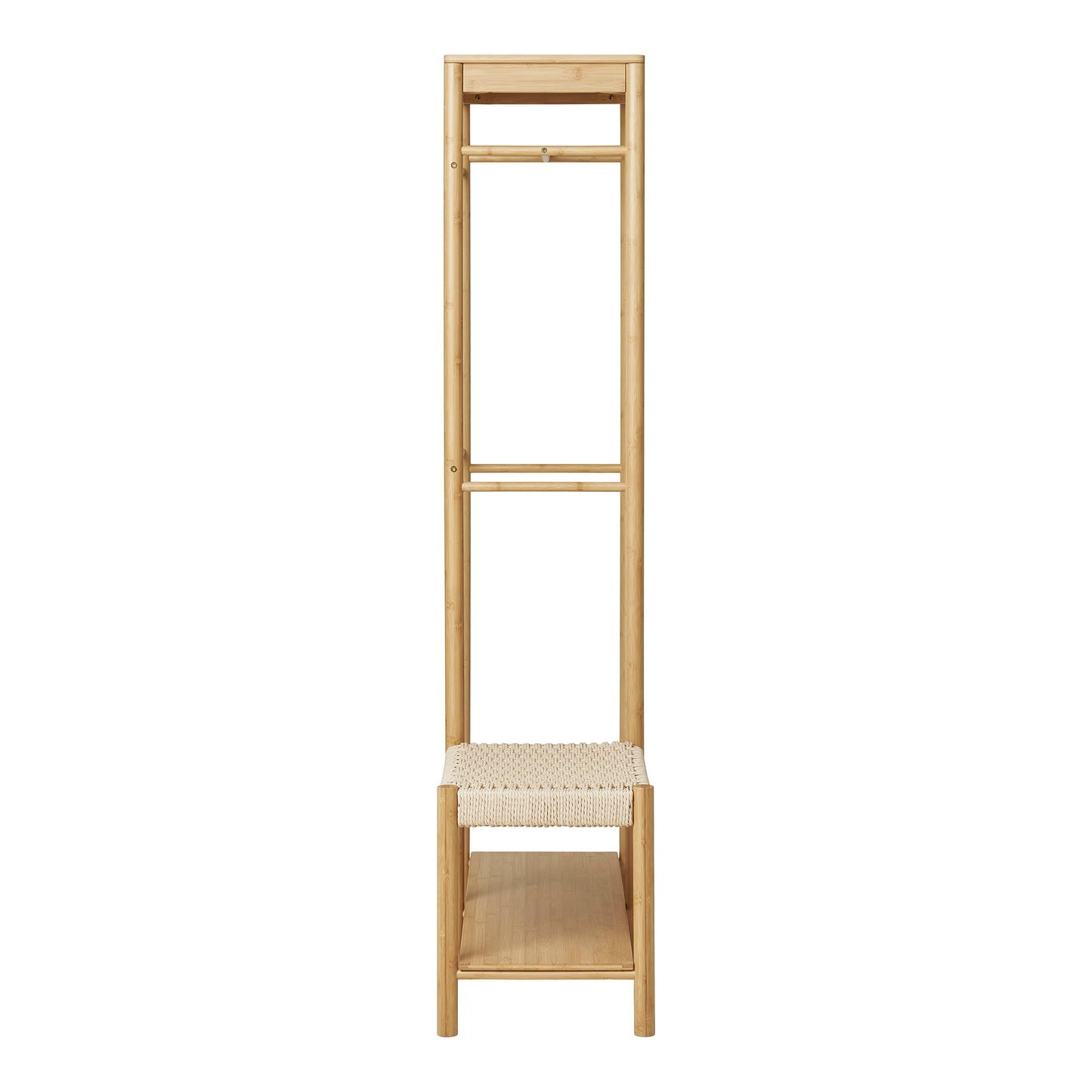 Ember Tøjstativ - Tøjstativ Med Naturflet Bænk, Bambus, Natur36X95X165 Cm&Nbsp; ⎮ 5713917030774 ⎮ 3604053