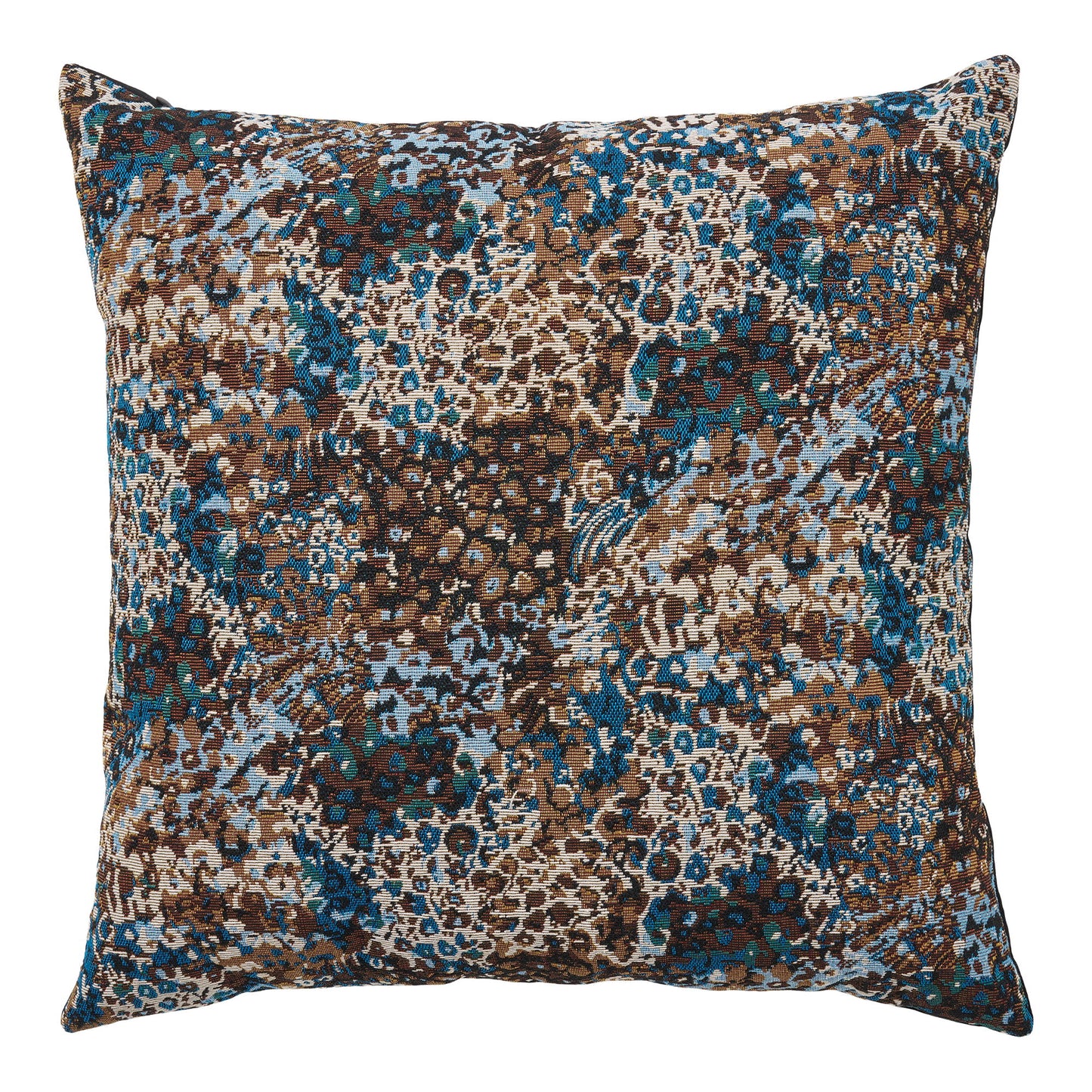 Blossom Pude - Pude, Blå/Brun Mix 45X45 Cm ⎮ 5713917036707 ⎮ 3962078
