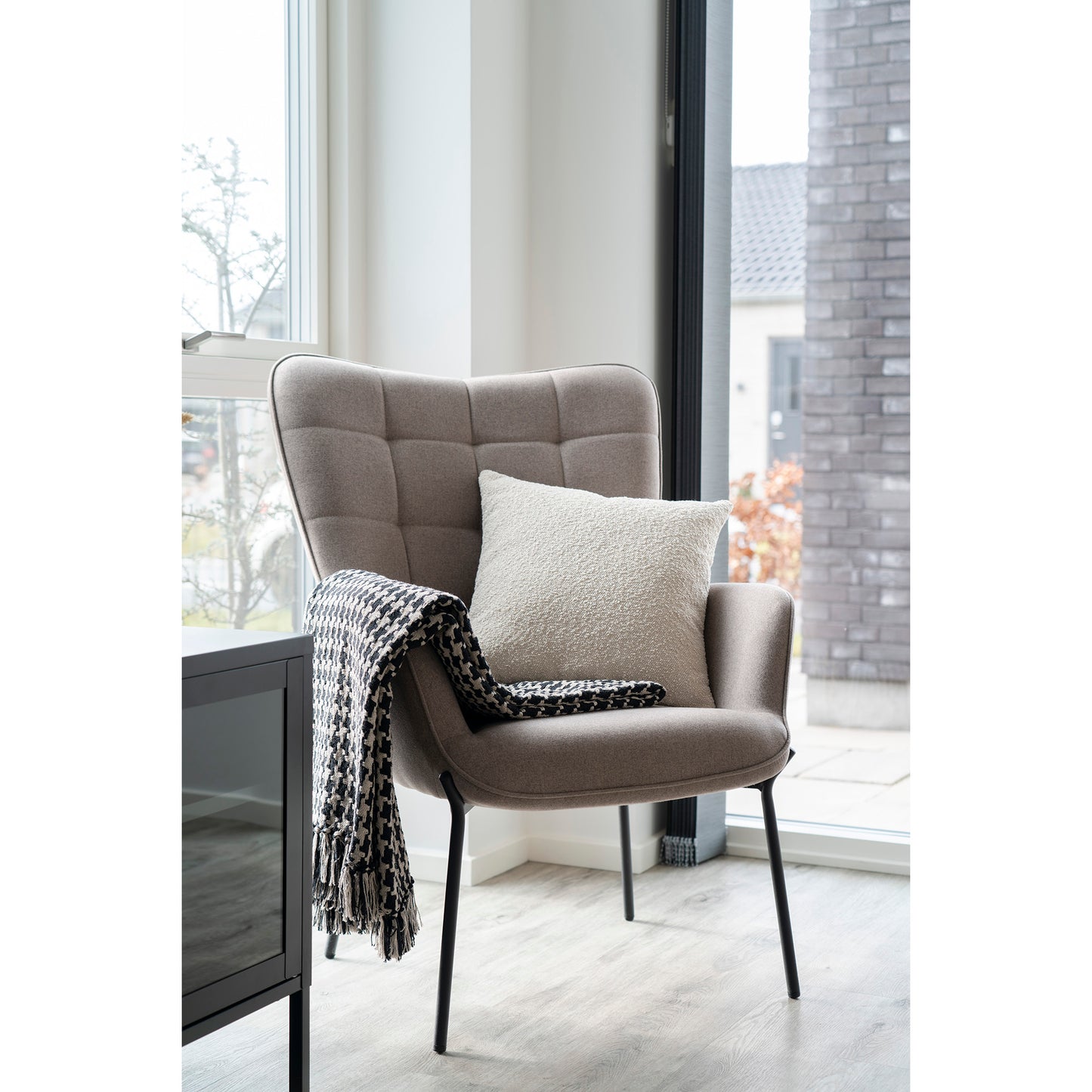 Savannah Pude - Pude, Bouclé, Beige 45X45 Cm ⎮ 5713917025190 ⎮ 3962088