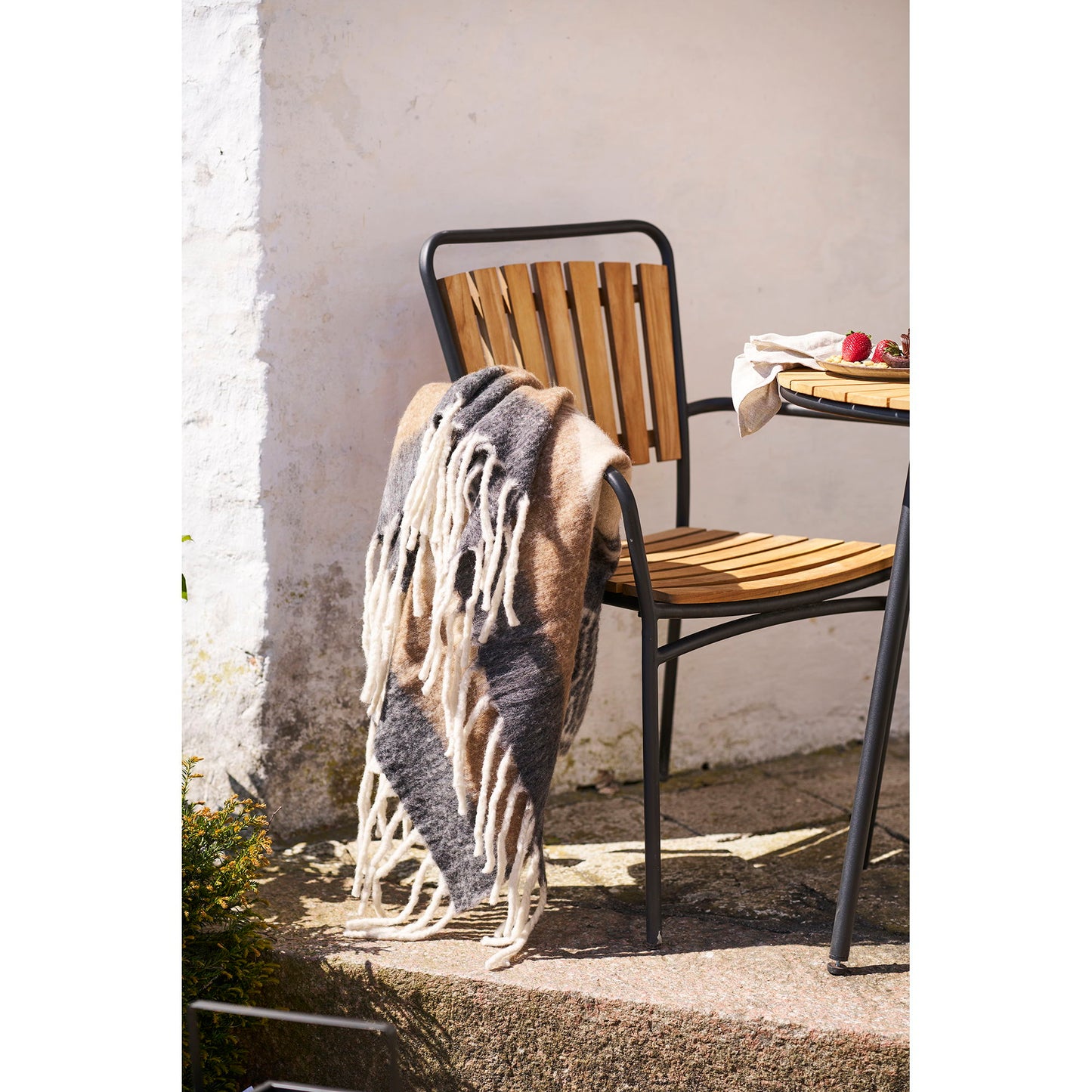Carmel Plaid - Plaid, Uld Mix, Sort/Brun 130X170 Cm ⎮ 5713917039241 ⎮ 3971015