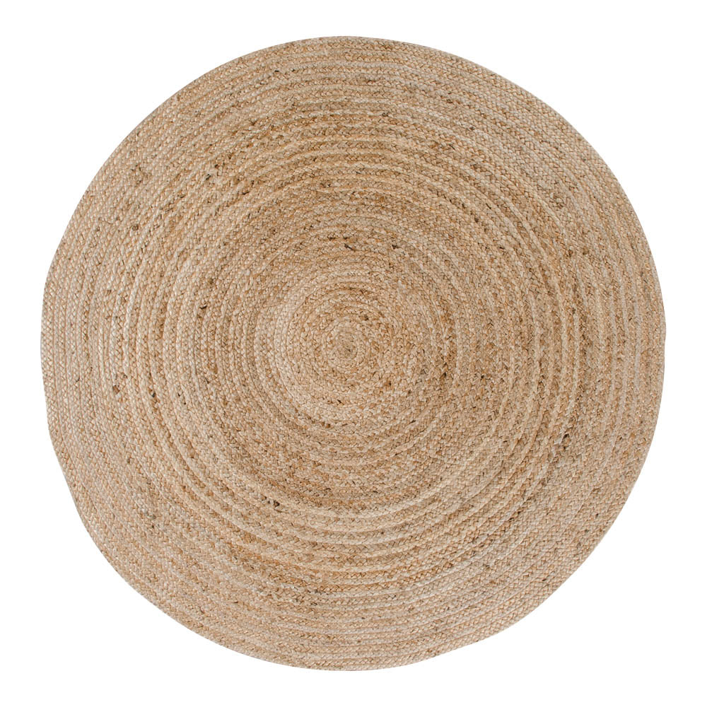 Bombay Tæppe - Tæppe, Flettet Jute, Natur Ø180 Cm ⎮ 5713917000722 ⎮ 3981092