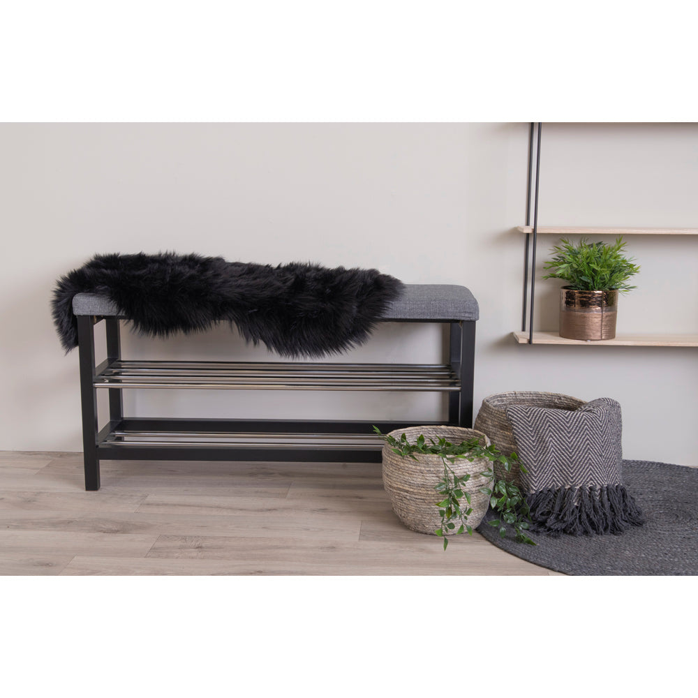 Lammeskind Imiteret - Lammeskind Imiteret, Sort, 50X85 Cm ⎮ 5713917002108 ⎮ 3981131