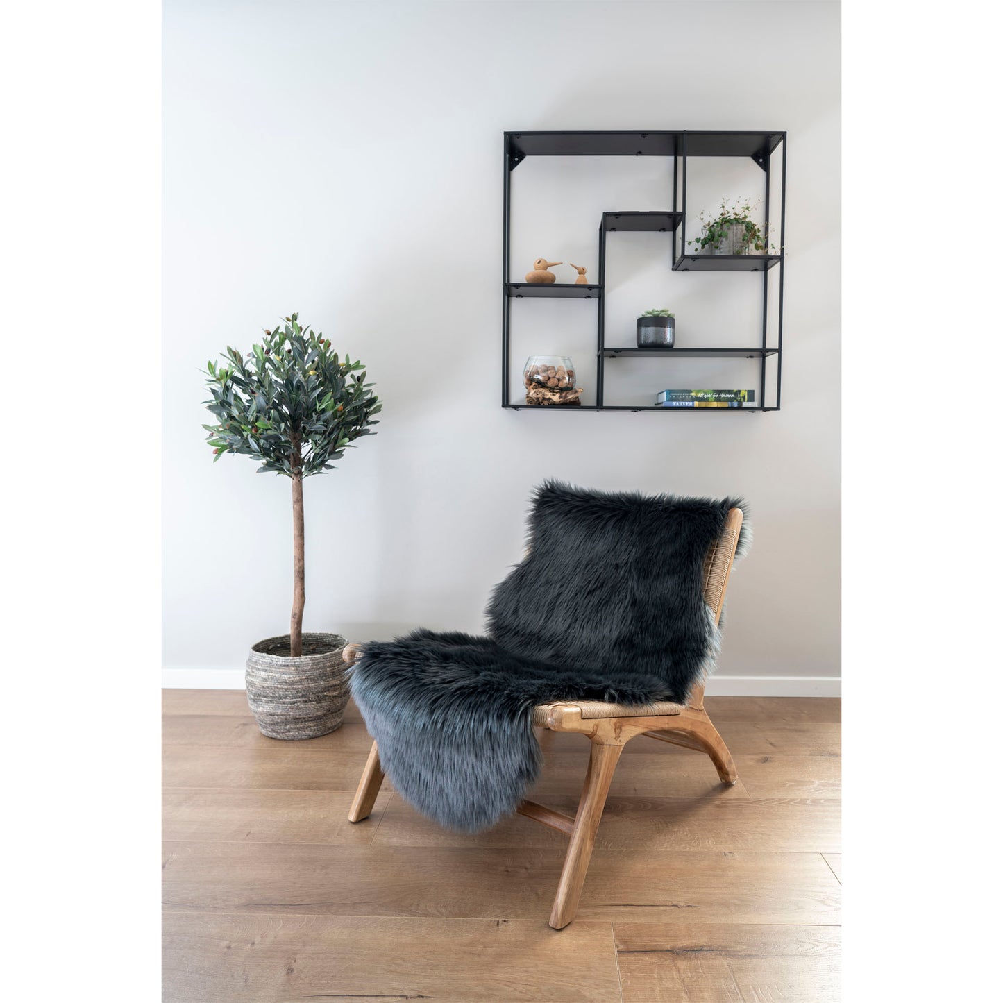 Lammeskind Imiteret - Lammeskind Imiteret, Grå, 60X180 Cm ⎮ 5713917003839 ⎮ 3981213