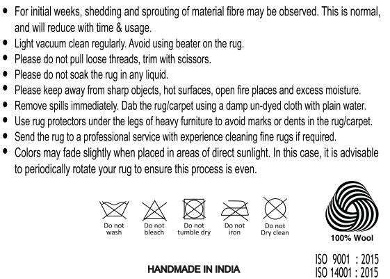 Pune Tæppe - Tæppe, Håndtuftet, Råhvid 160X230 Cm ⎮ 5713917030675 ⎮ 3981530