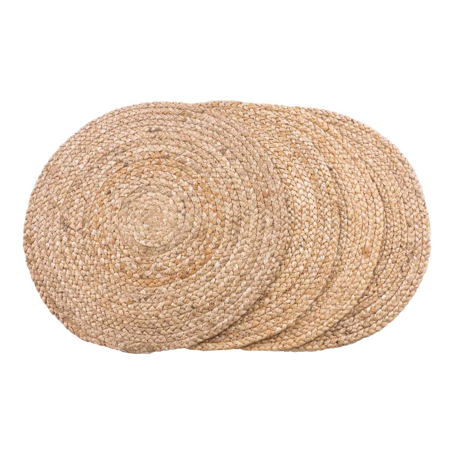 Bombay Dækkeservietter, Sæt Af 4 - Dækkeservietter, Flettet Jute, Natur Ø38 Cm, Sæt Af 4 ⎮ 5713917010738 ⎮ 3984001