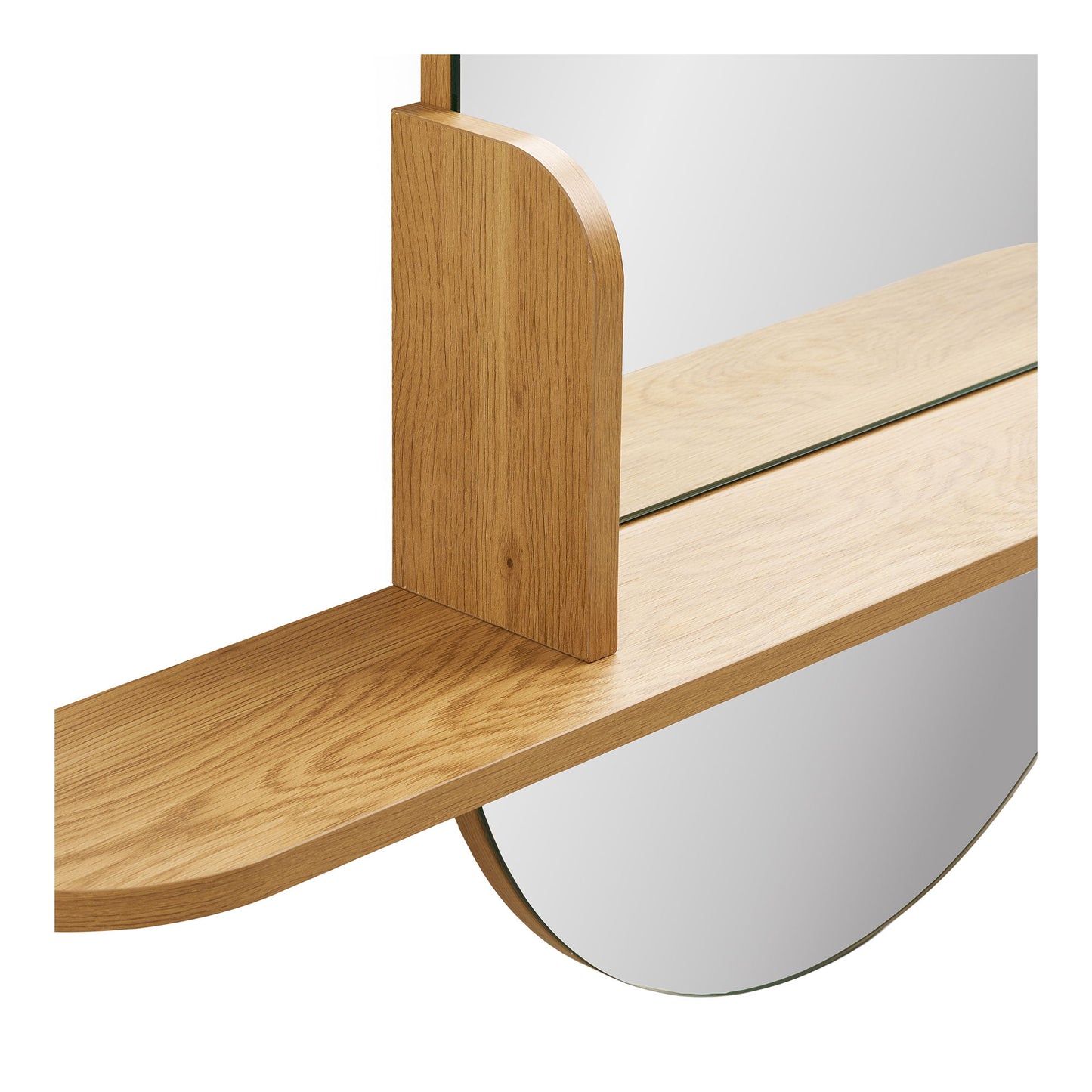 Barco Spejl Med Hylde - Spejl Med Hylde, Egetræslook 92X15X94,5 Cm ⎮ 5713917037896 ⎮ 4001105
