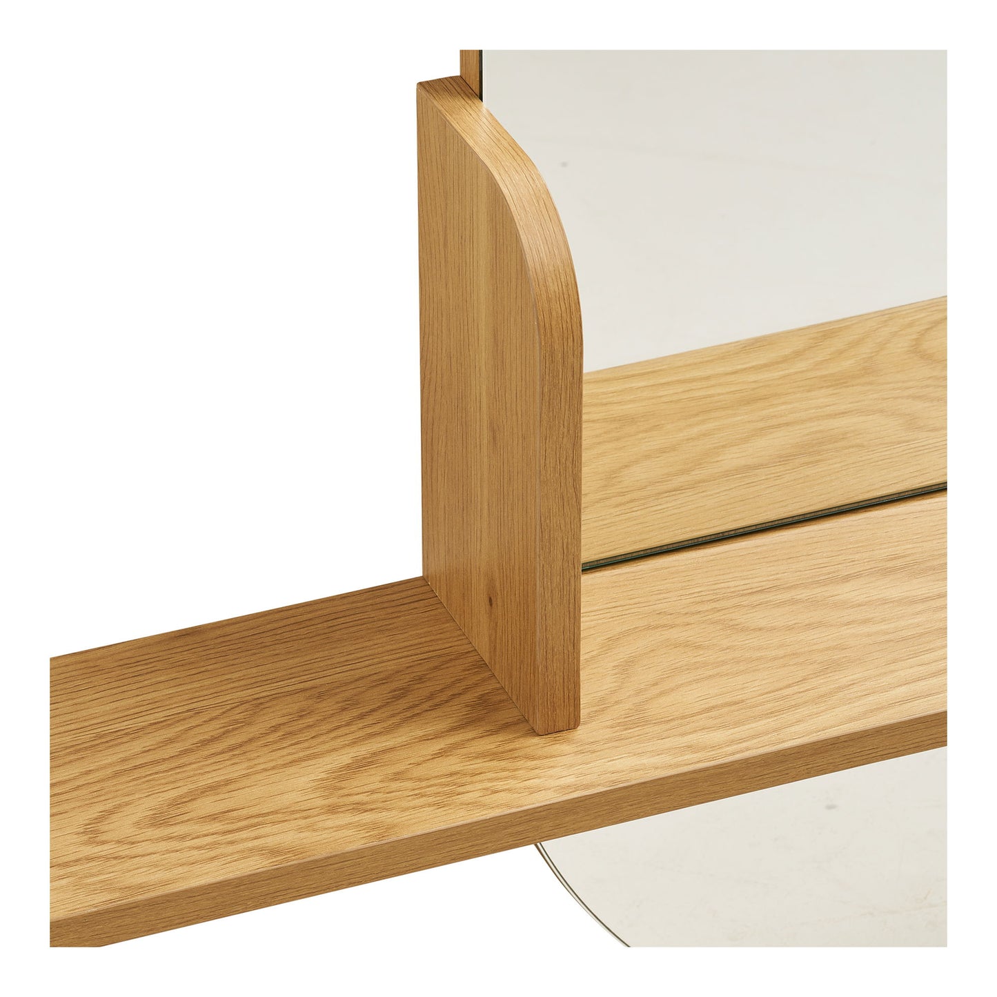 Barco Spejl Med Hylde - Spejl Med Hylde, Egetræslook 92X15X94,5 Cm ⎮ 5713917037896 ⎮ 4001105