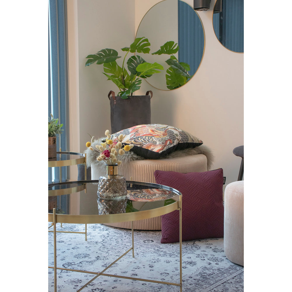 Jersey Spejl - Spejl, Stål, Messing Look, Ø80 Cm ⎮ 5713917003457 ⎮ 4001170