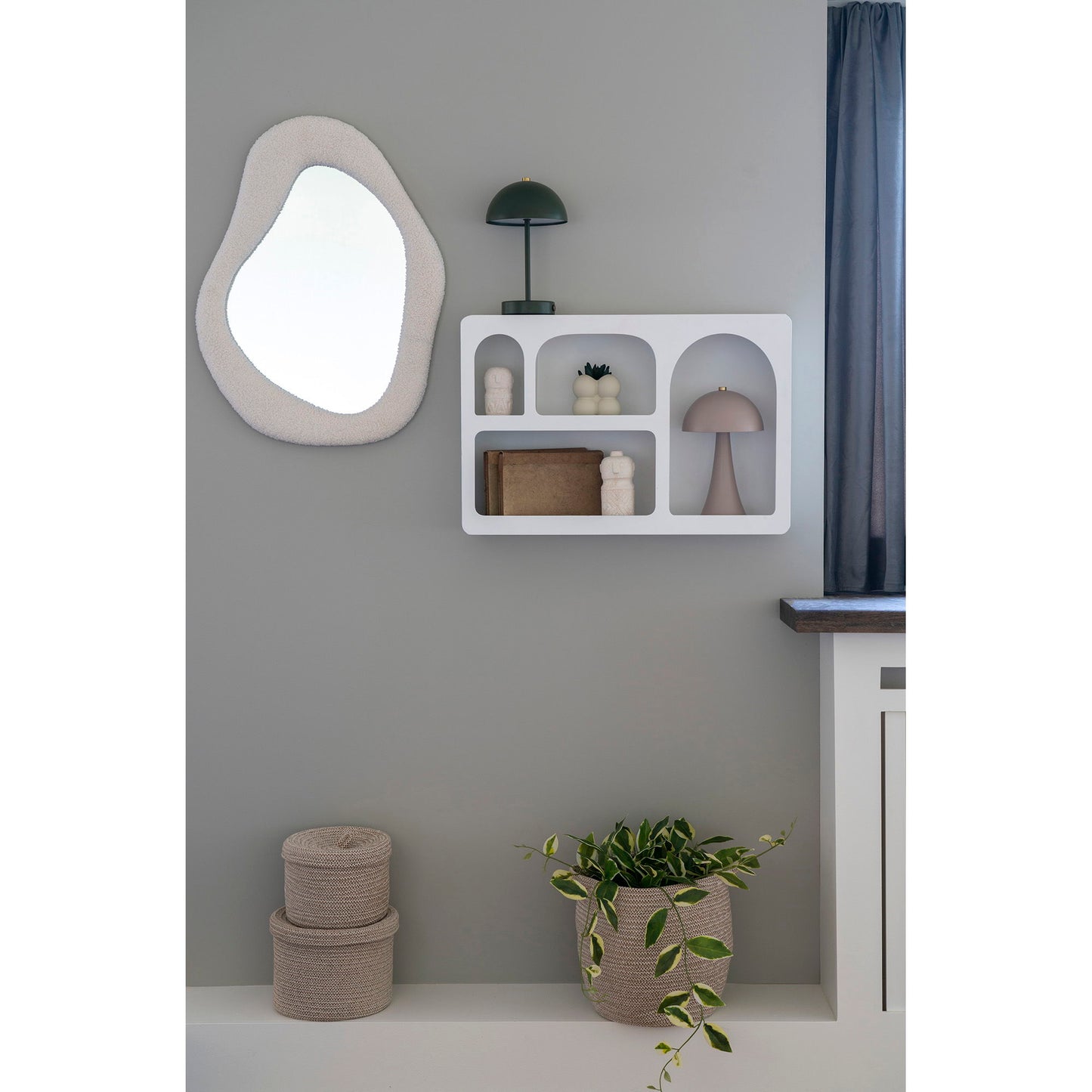 Bosa Spejl - Spejl, Teddy, Hvid 46,5X61 Cm ⎮ 5713917032761 ⎮ 4001717