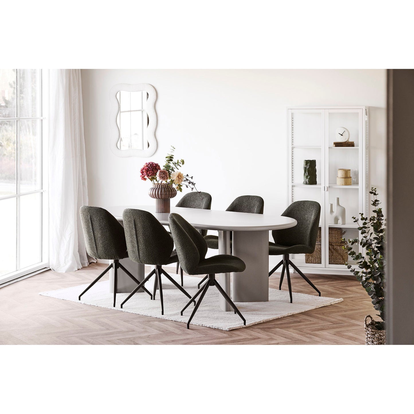 Bosaro Spejl - Spejl, Teddy, Hvid 80X54 Cm ⎮ 5713917038268 ⎮ 4001718