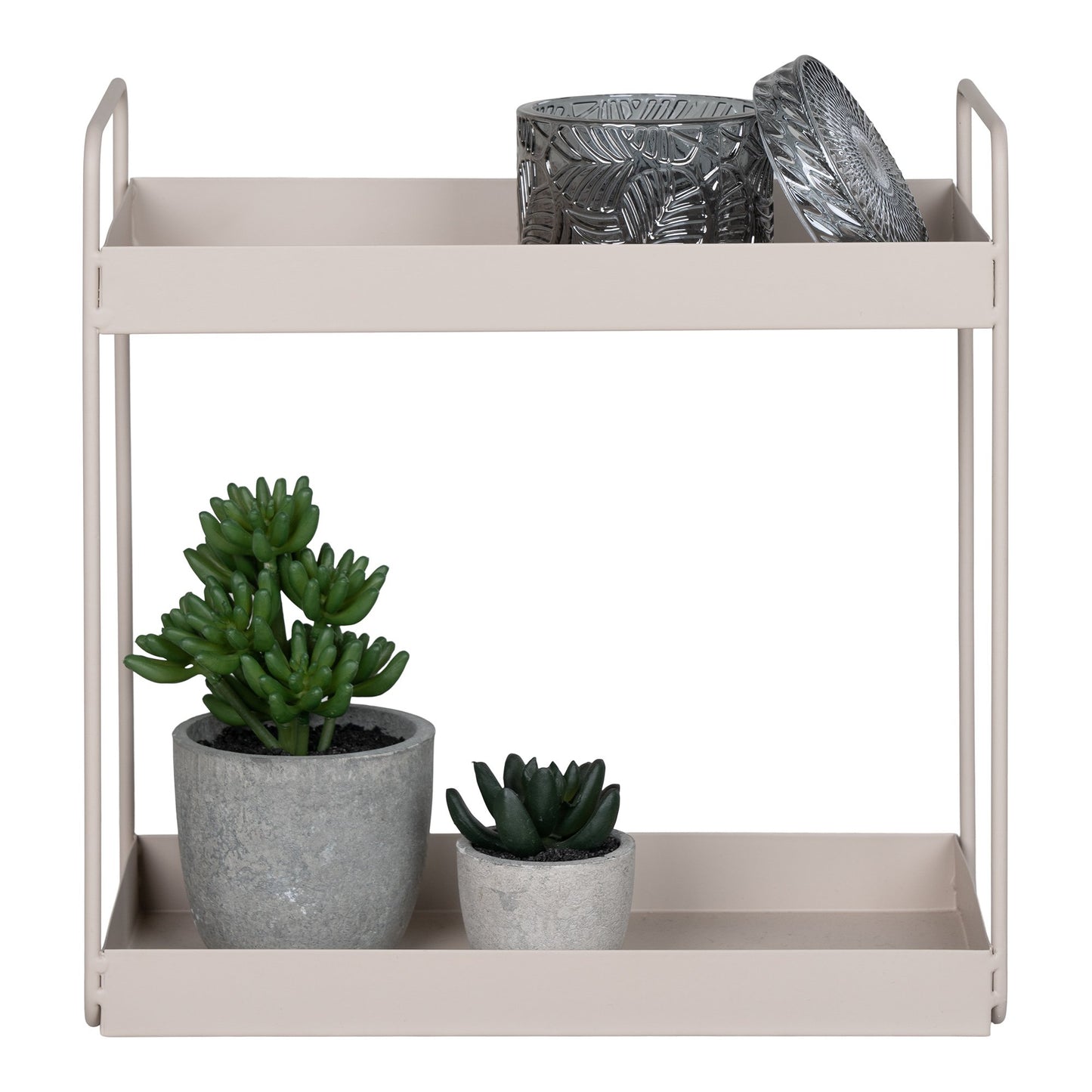 Rabo Stående Dobbelthylde - Stående Dobbelthylde, Stål, Sand, 2 Hylder 30X15X31 Cm ⎮ 5713917026074 ⎮ 4201050