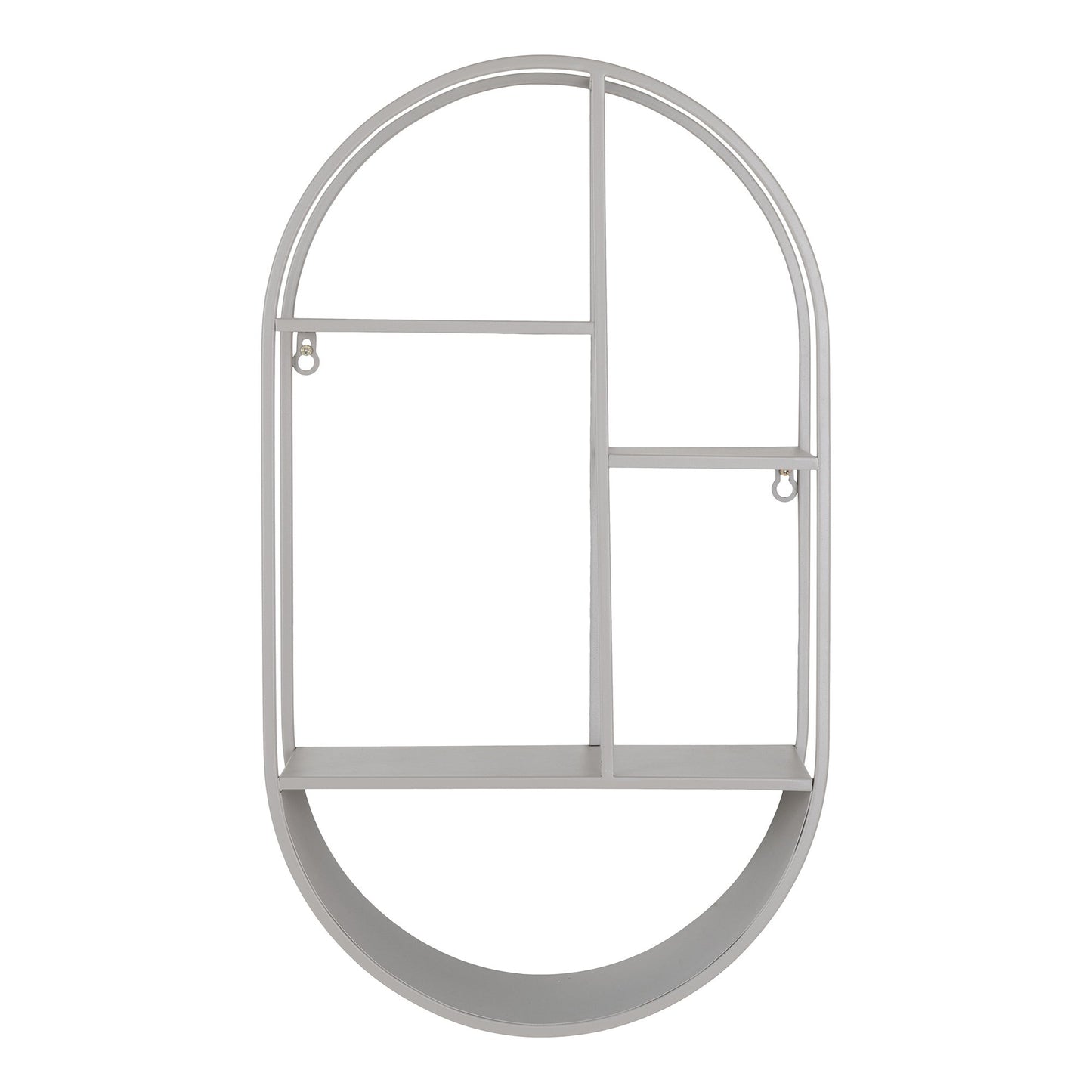 Feira Væghylde - Væghylde, Oval, Stål, Cool Grey 35X15X60 Cm ⎮ 5713917026470 ⎮ 4201055