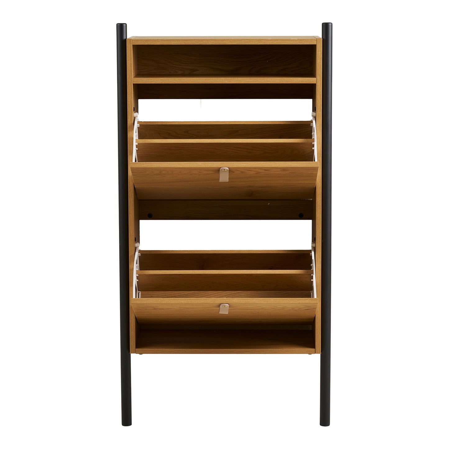 Barco Skoskab - Skoskab, Egetræslook 62X26X118 Cm ⎮ 5713917037919 ⎮ 4271010