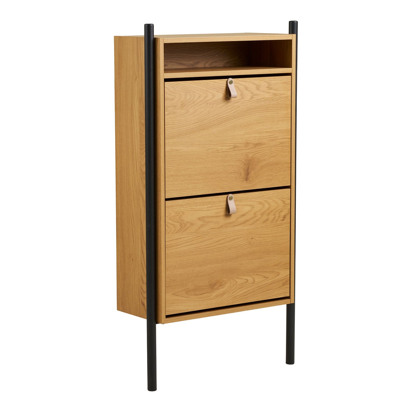 Barco Skoskab - Skoskab, Egetræslook 62X26X118 Cm ⎮ 5713917037919 ⎮ 4271010