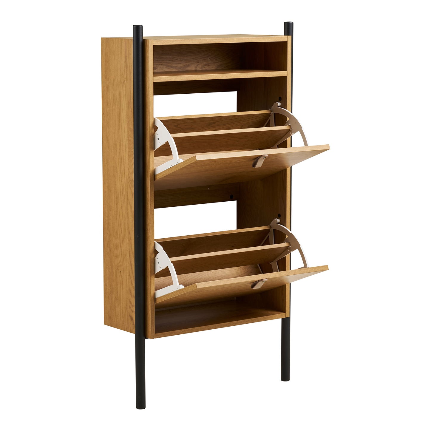 Barco Skoskab - Skoskab, Egetræslook 62X26X118 Cm ⎮ 5713917037919 ⎮ 4271010