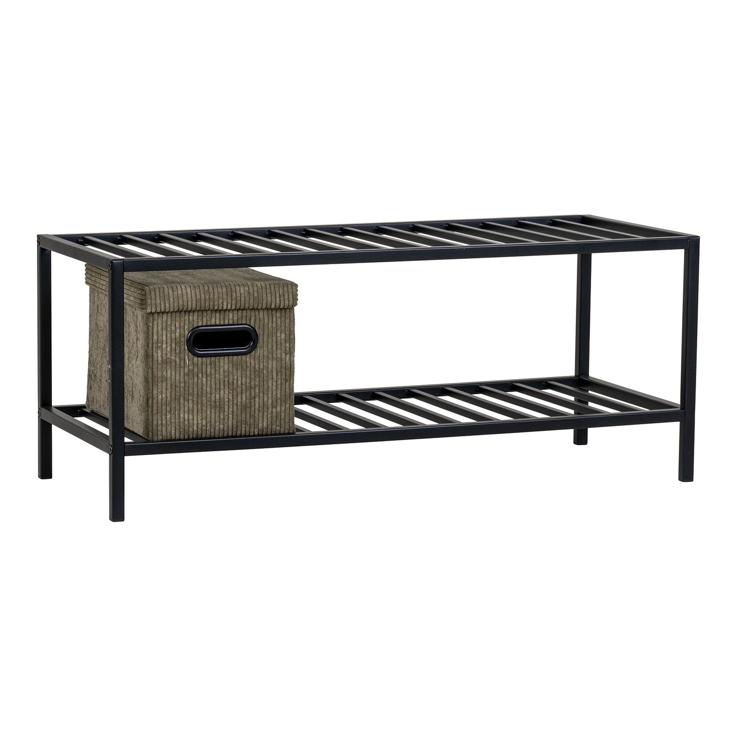 Vita Skohylde - Skohylde, 2 Hylder, Sort Stål Stel 79X34 Cm ⎮ 5713917021574 ⎮ 4291235