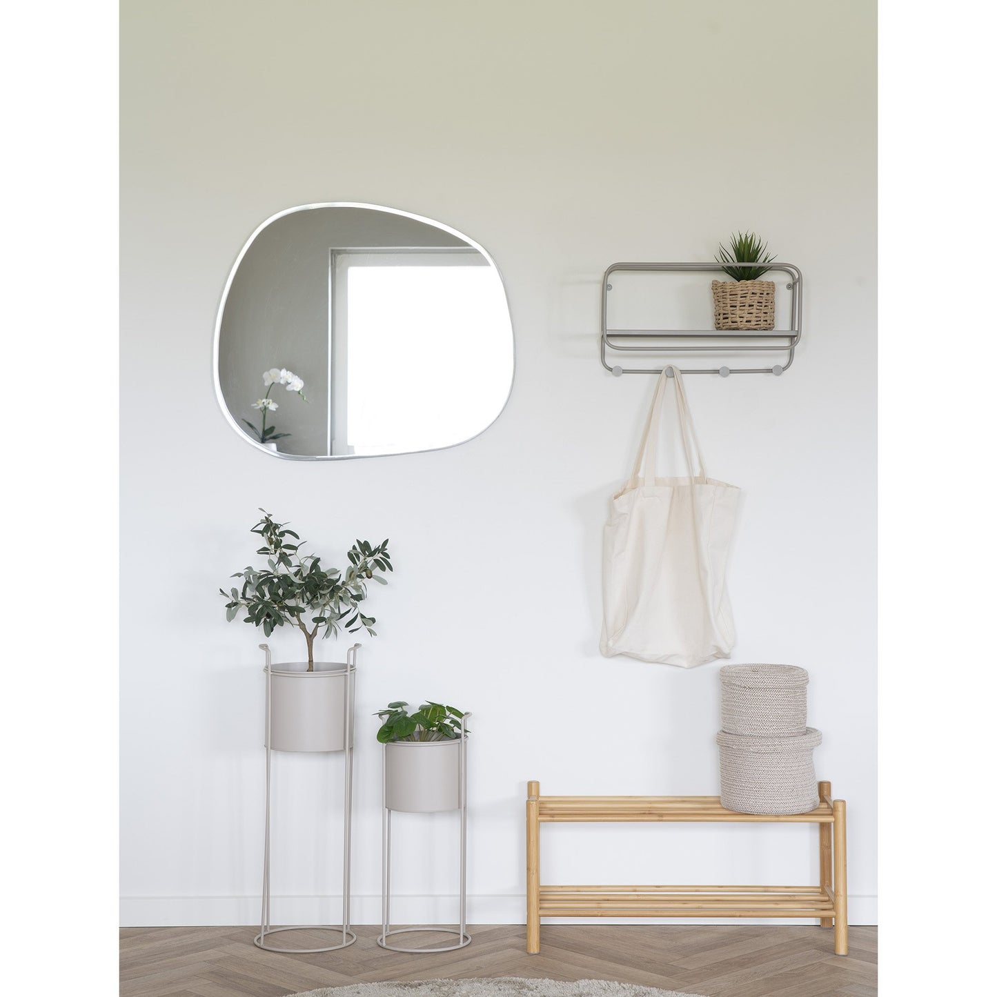 Manaus Skohylde - Skohylde, Bambus, Natur, 70X27X33 Cm ⎮ 5713917029907 ⎮ 4291236