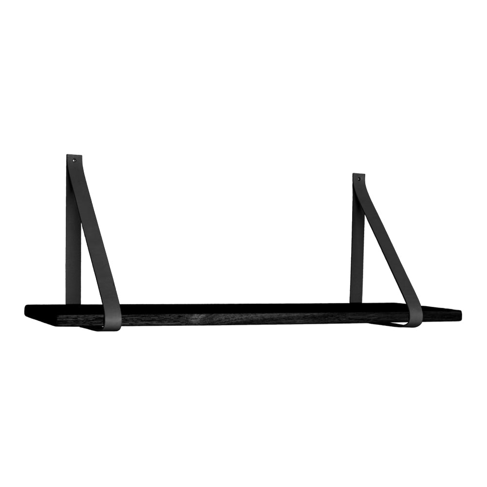 Forno Hylde - Hylde, Sort, Sorte Læderstropper 120X20 Cm ⎮ 5713917002559 ⎮ 4292016
