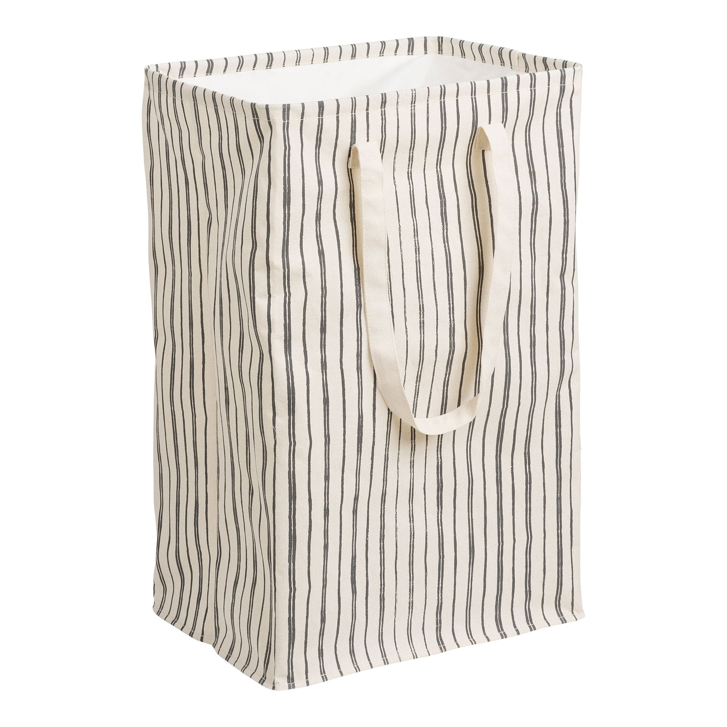 Argos Vasketøjskurv - Vasketøjskurv, Stof, Beige/Sort 38X28X58 Cm ⎮ 5713917039487 ⎮ 4390001