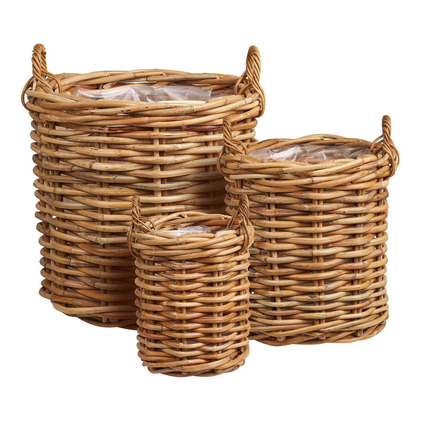 Burton Kurve - Kurve, Kubu Rattan, Natur Sæt Af 3 ⎮ 5713917034888 ⎮ 4401061