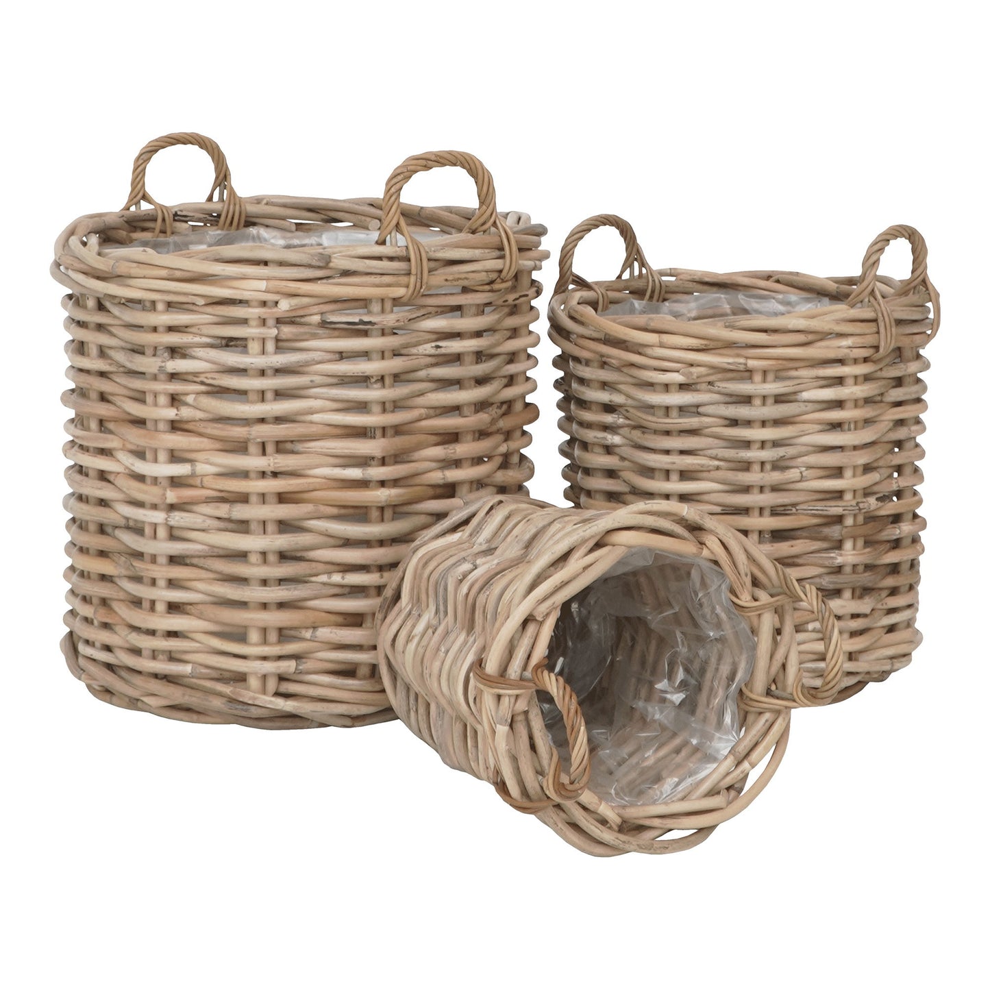 Burton Kurve - Kurve, Kubu Rattan, Natur Sæt Af 3 ⎮ 5713917034888 ⎮ 4401061