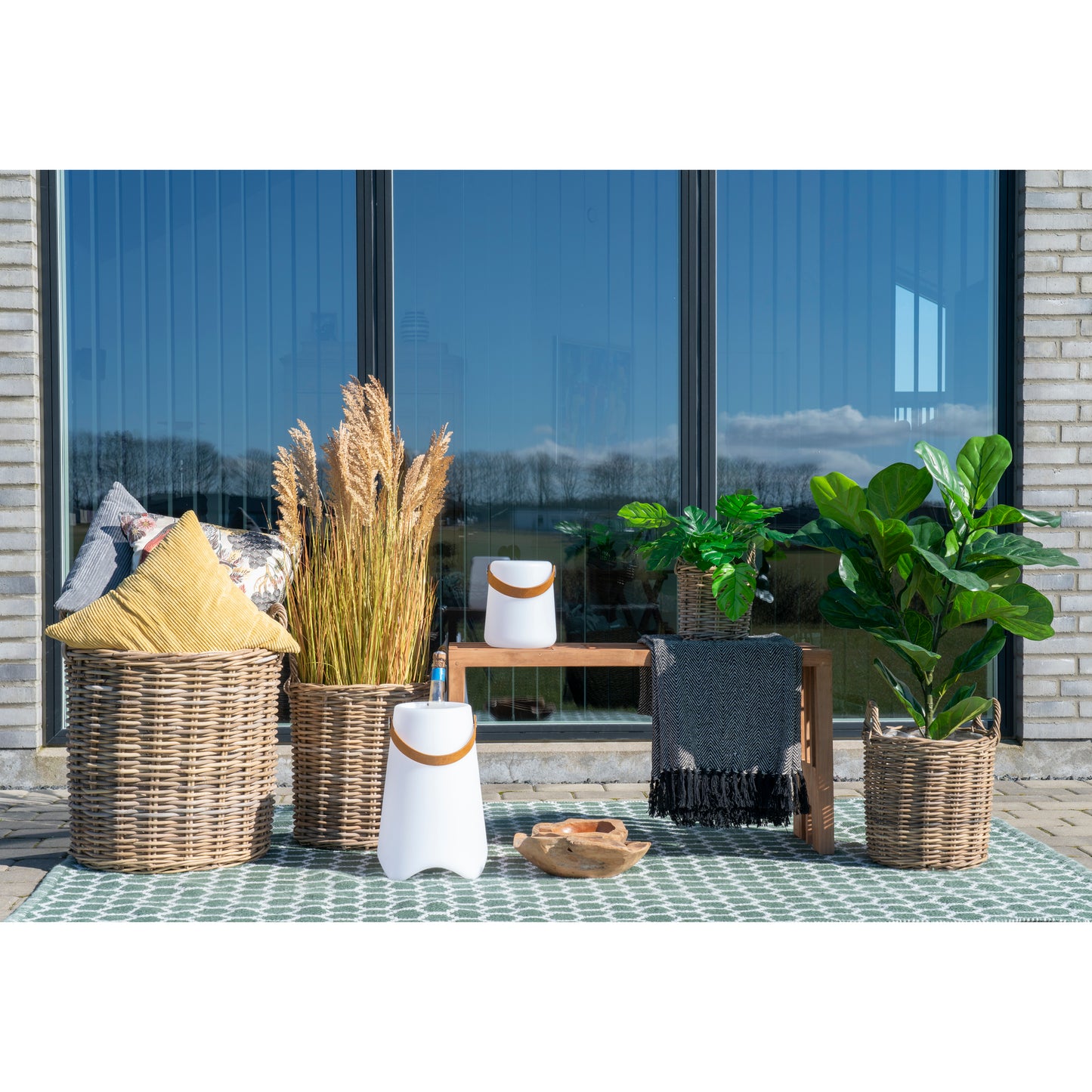 Caor Kurve - Kurve, Kubu Rattan, Natur Sæt Af 4 ⎮ 5713917006212 ⎮ 4401070