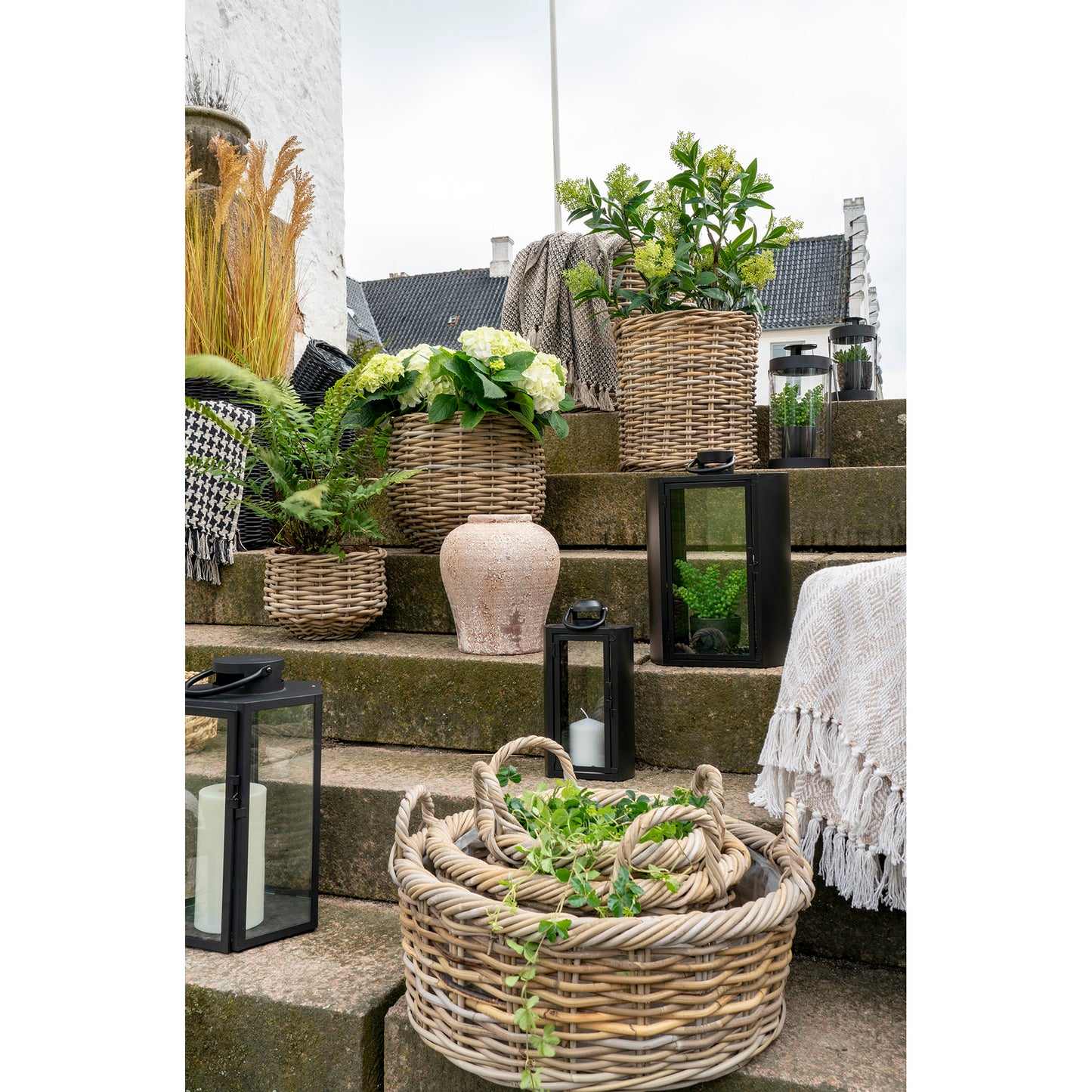 Kuta Kurve - Kurve, Kubu Rattan, Natur Sæt Af 3 ⎮ 5713917022816 ⎮ 4401113