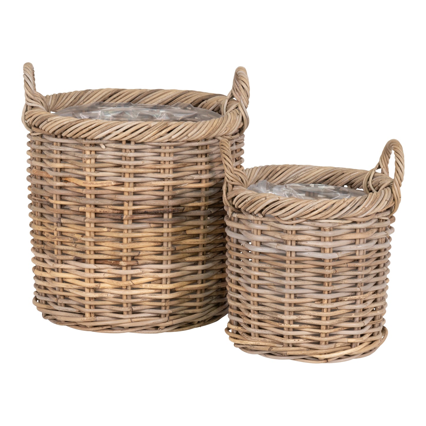 Gili Kurve - Kurve, Kubu Rattan, Natur Sæt Af 2 ⎮ 5713917015412 ⎮ 4401131