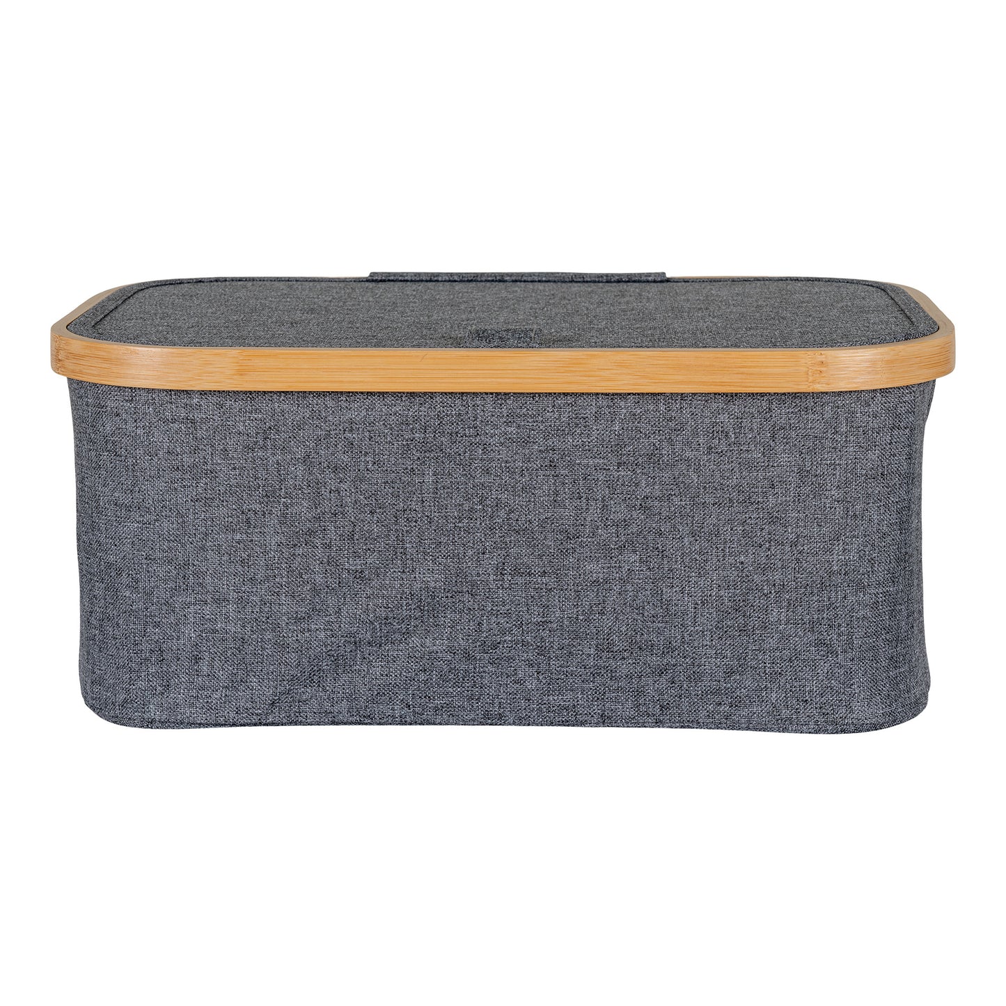 Noto Kurv - Kurv, Bambus/Stof, Mørkegrå, 38X26X16 Cm ⎮ 5713917021727 ⎮ 4401515