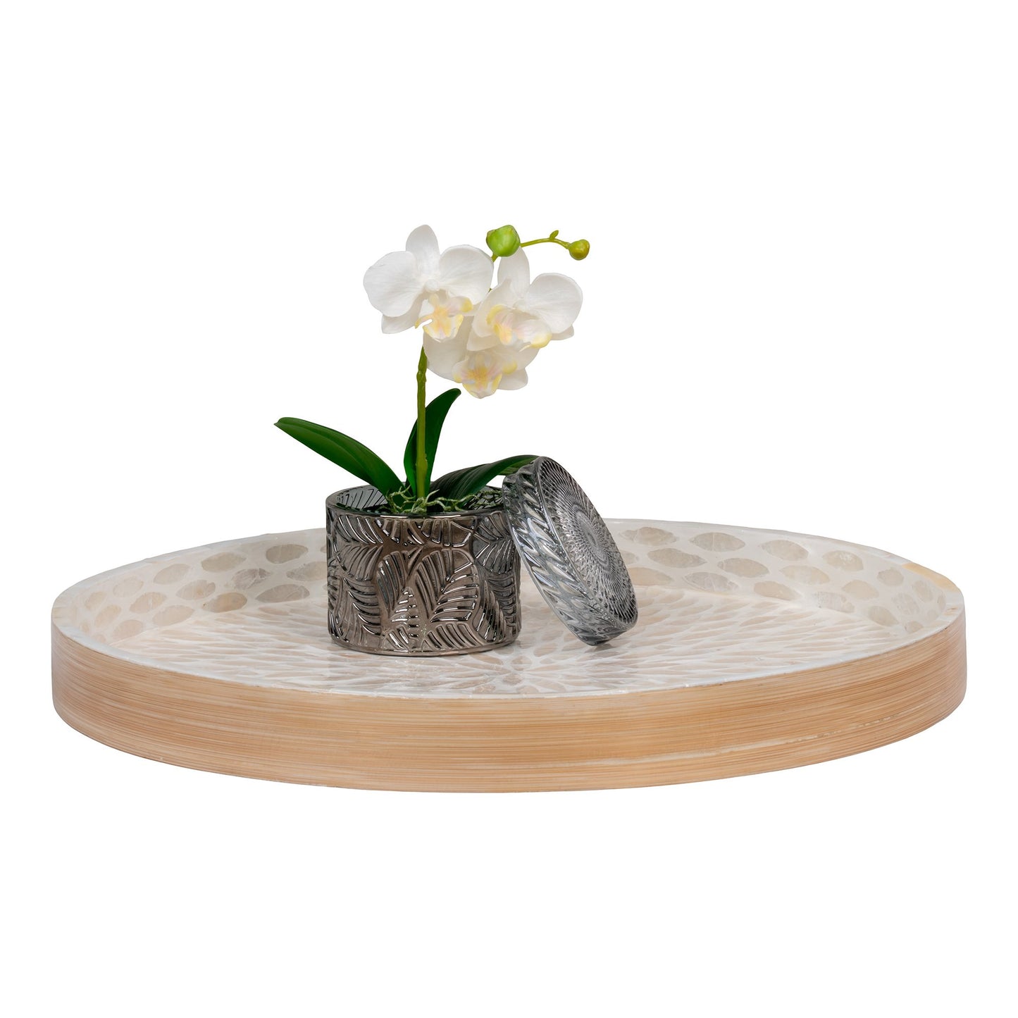 Bakke - Bakke, Bambus/Capiz, Beige 40X40X3,5 Cm ⎮ 5713917029211 ⎮ 4401554